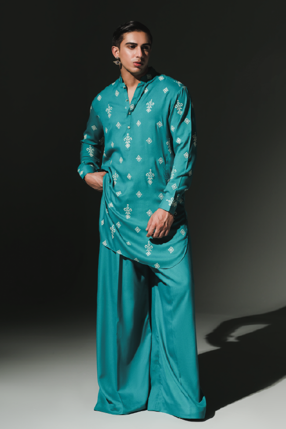TSL - Teai Bayou Embroidered Kurta Pajama