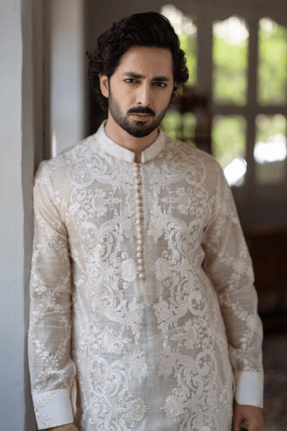 Nasheman - Off White Karandi