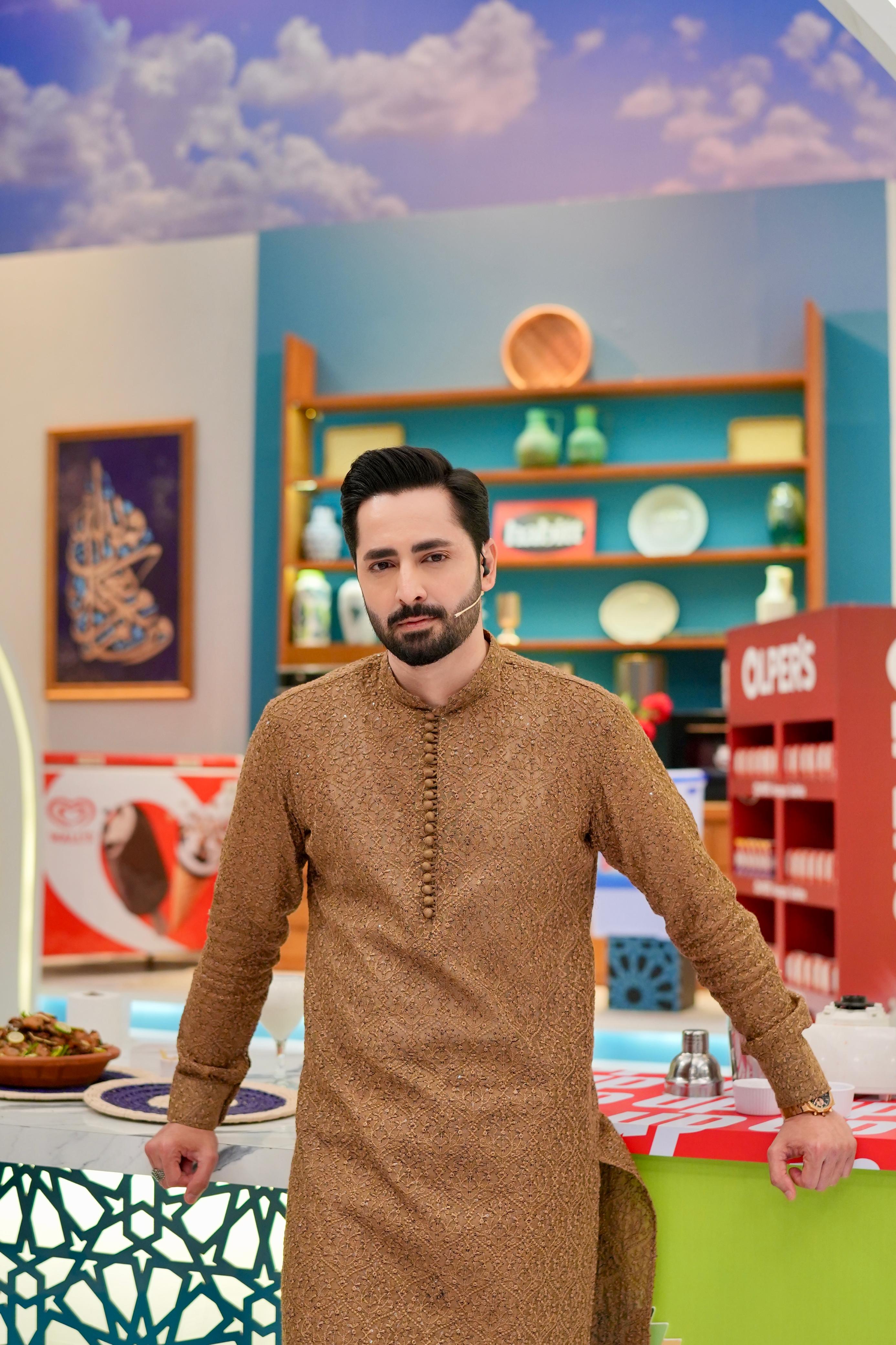 ED25 - Brown Embroidered Kurta Pajama