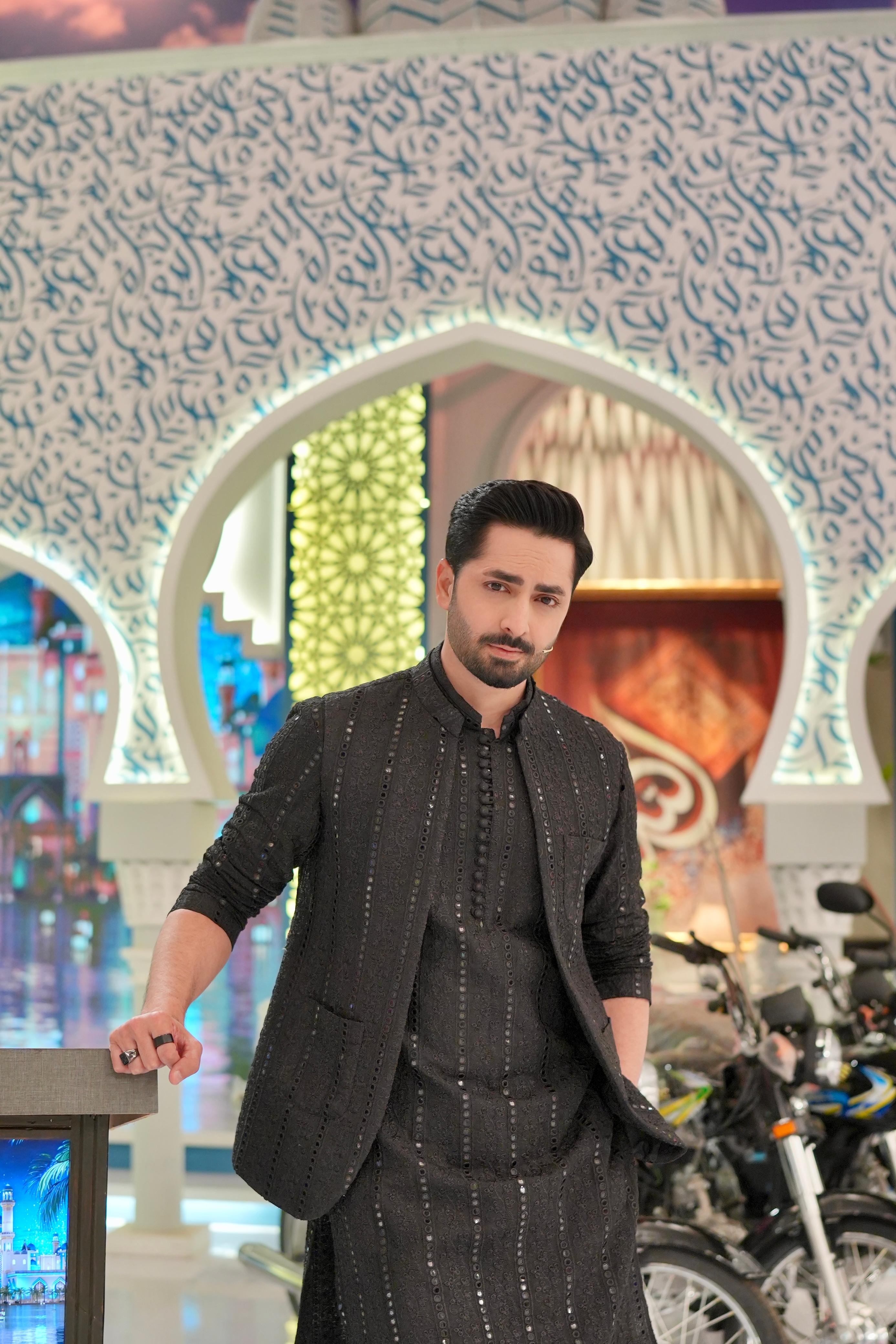 ED25 - Black Embroidered Kurta Pajama