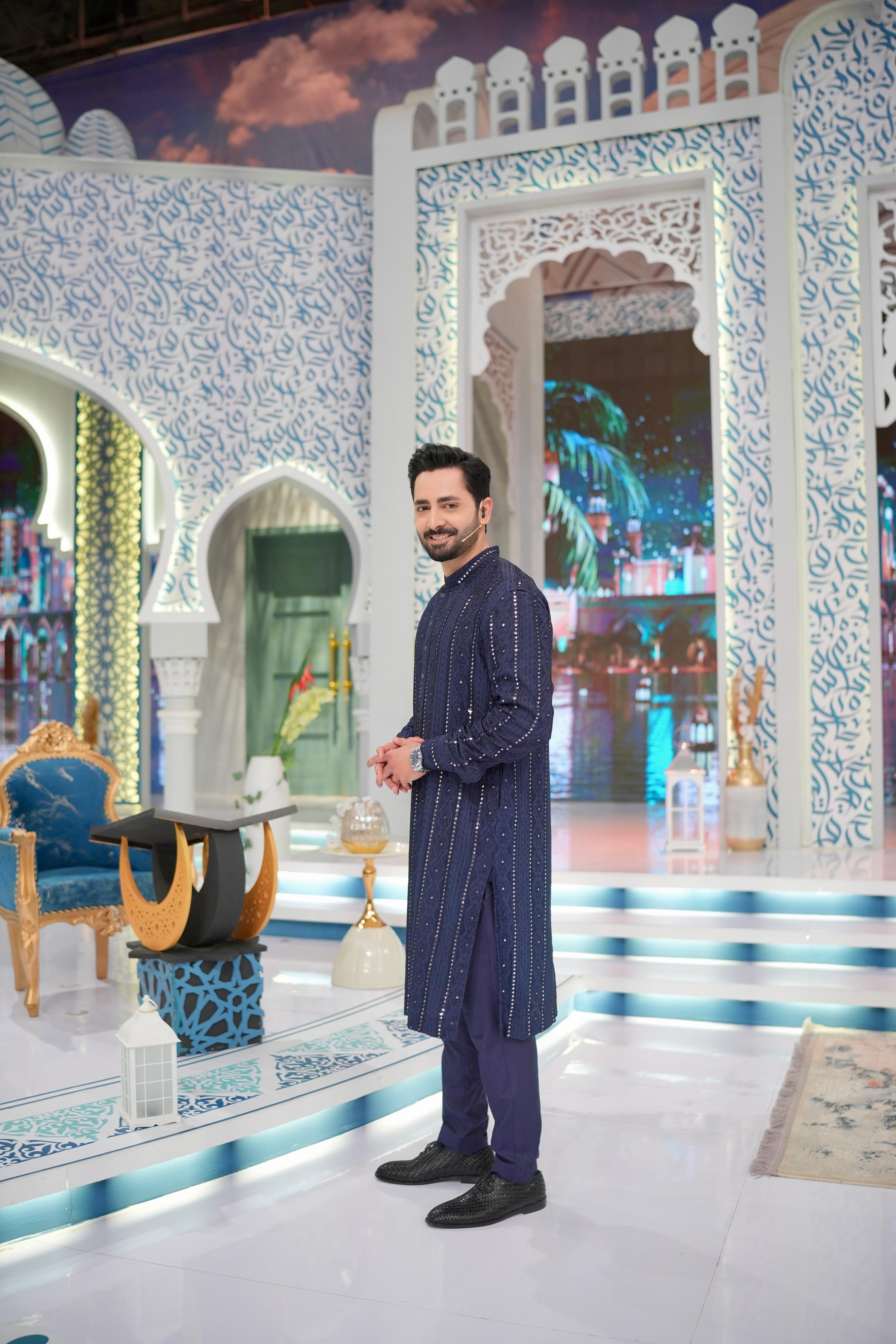 ED25 - Nevy Blue Embroidered Kurta Pajama
