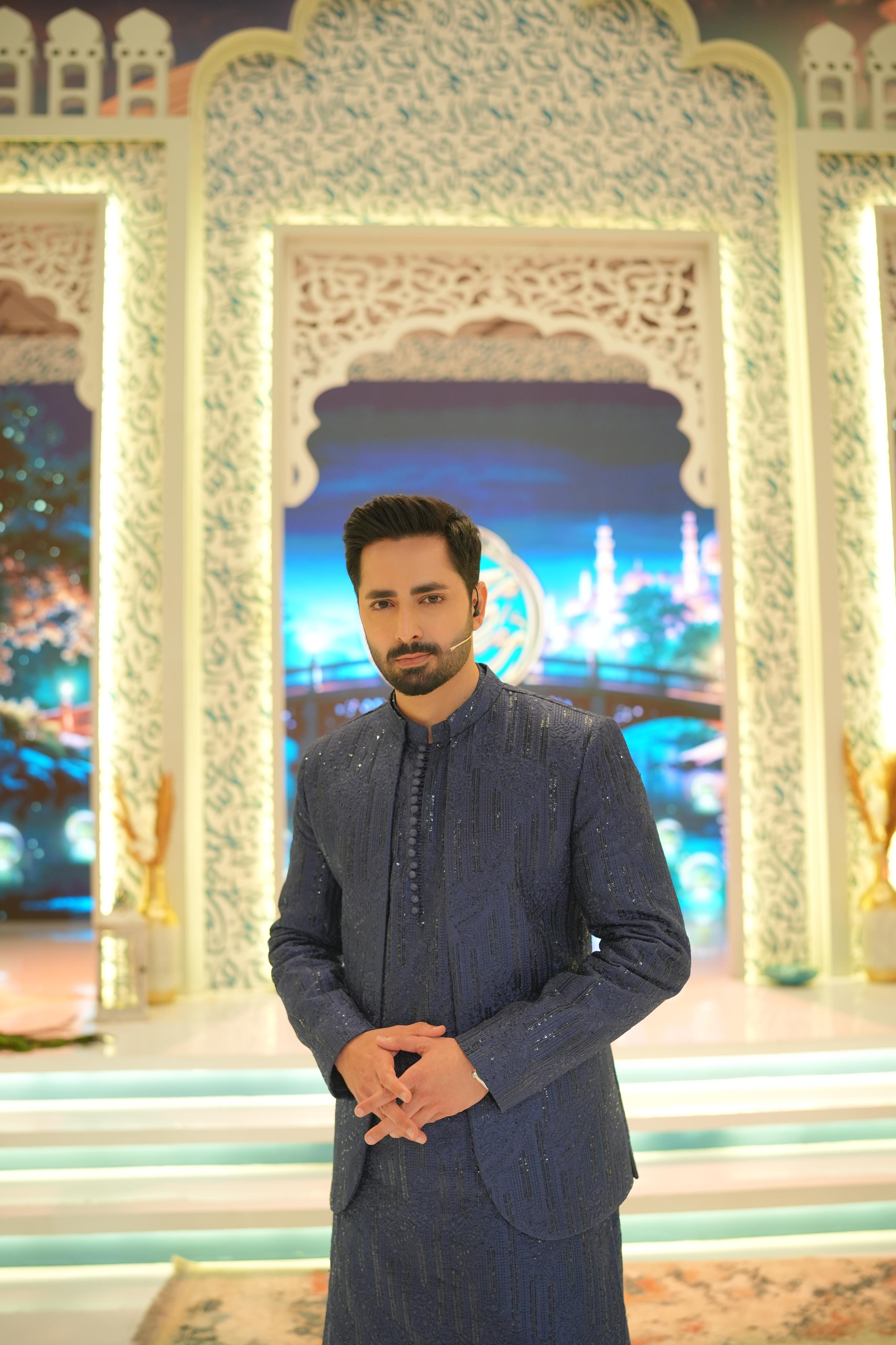 ED25 - Blue Embroidered Kurta Pajama