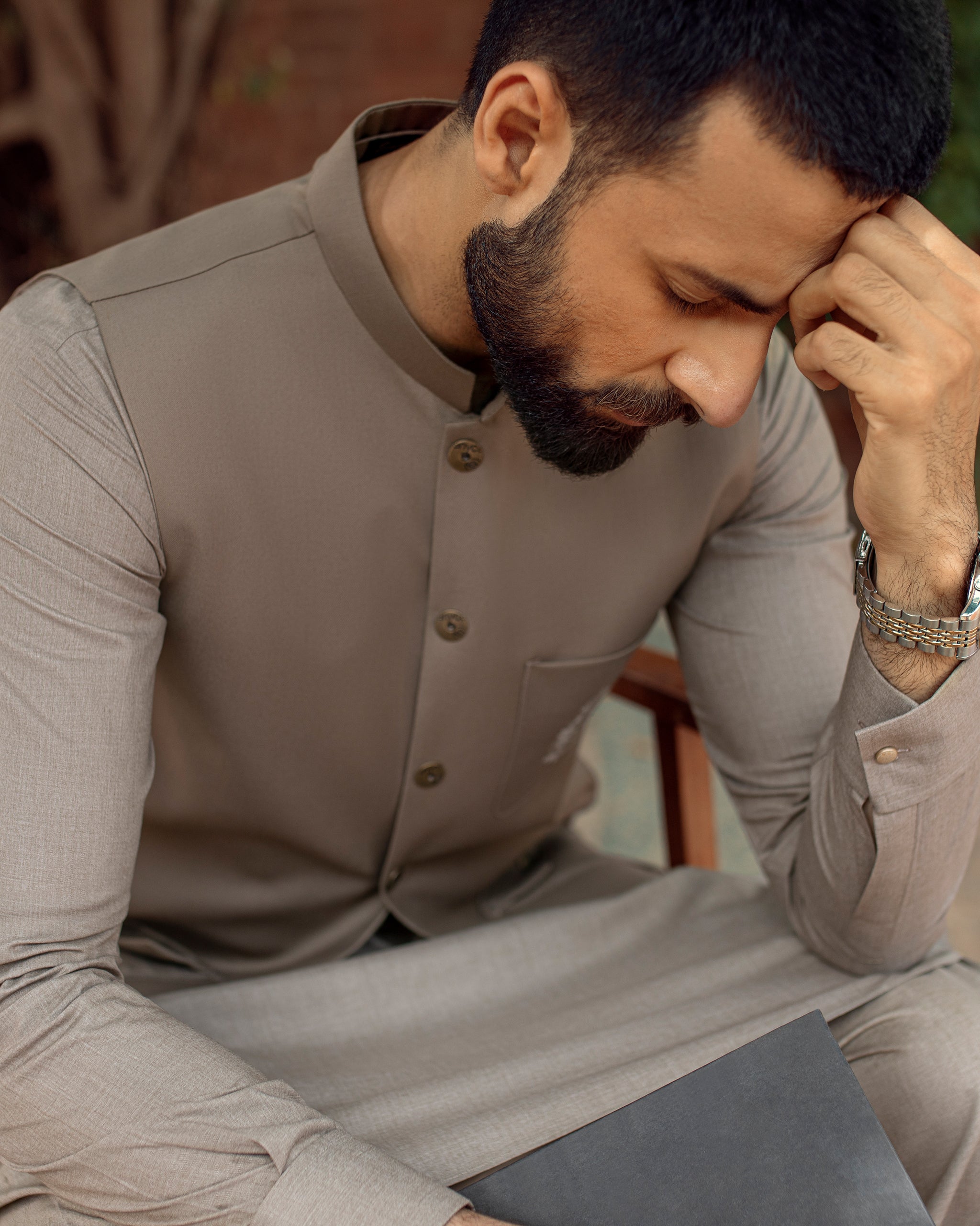 Dadu Ka Ghar - Waistcoat with Kameez Shalwar - 09