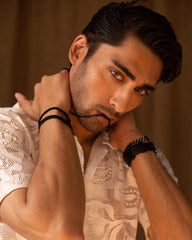 Jacquard Fabric Shirt & Regular Feel Trouser