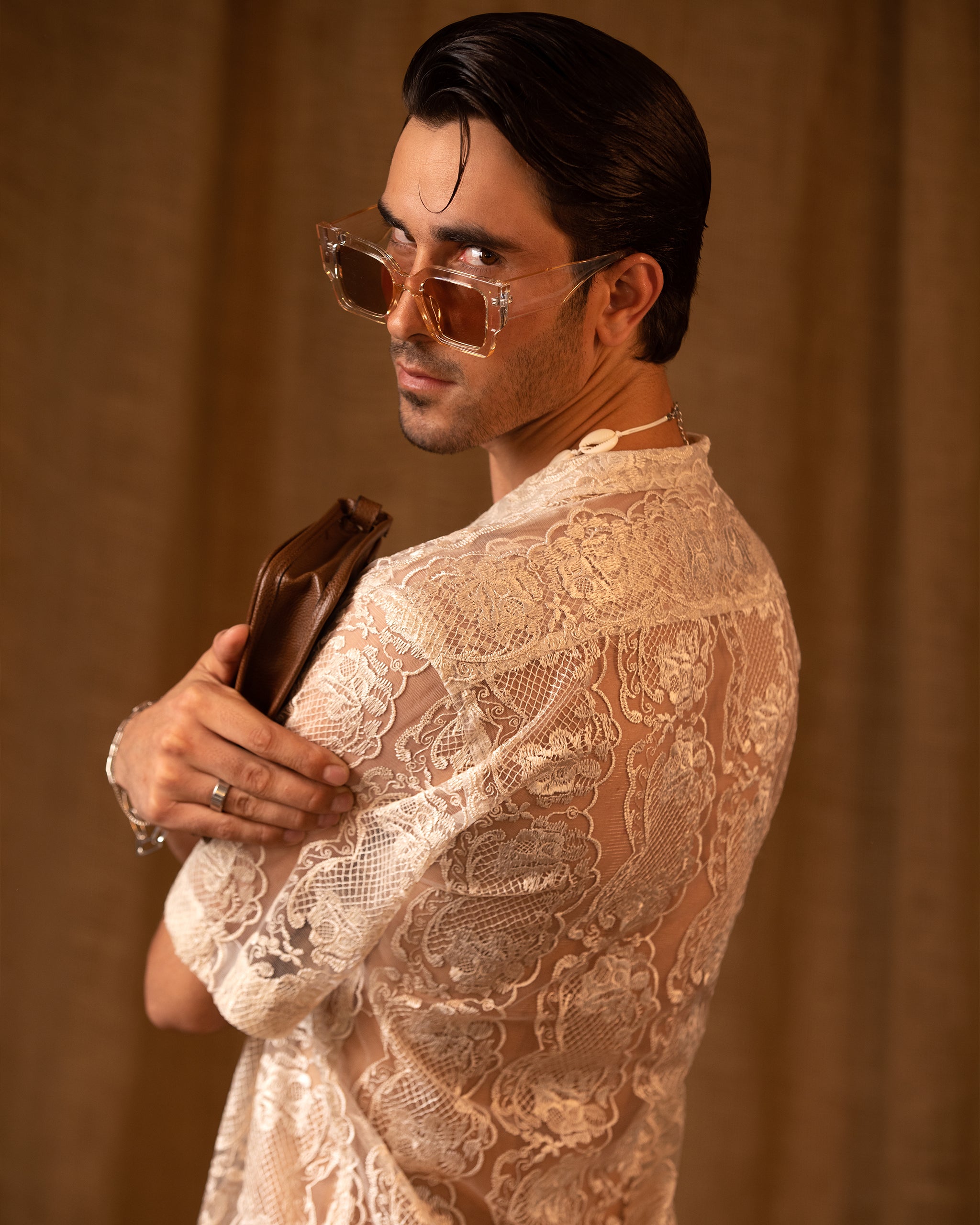 Short Sleeve Camp Collar Shirt & Jarred Relaxed Trousers