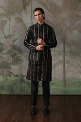 Black Embellished Waistcoat