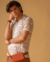 Short Sleeve Camp Collar Shirt & Jarred Relaxed Trousers