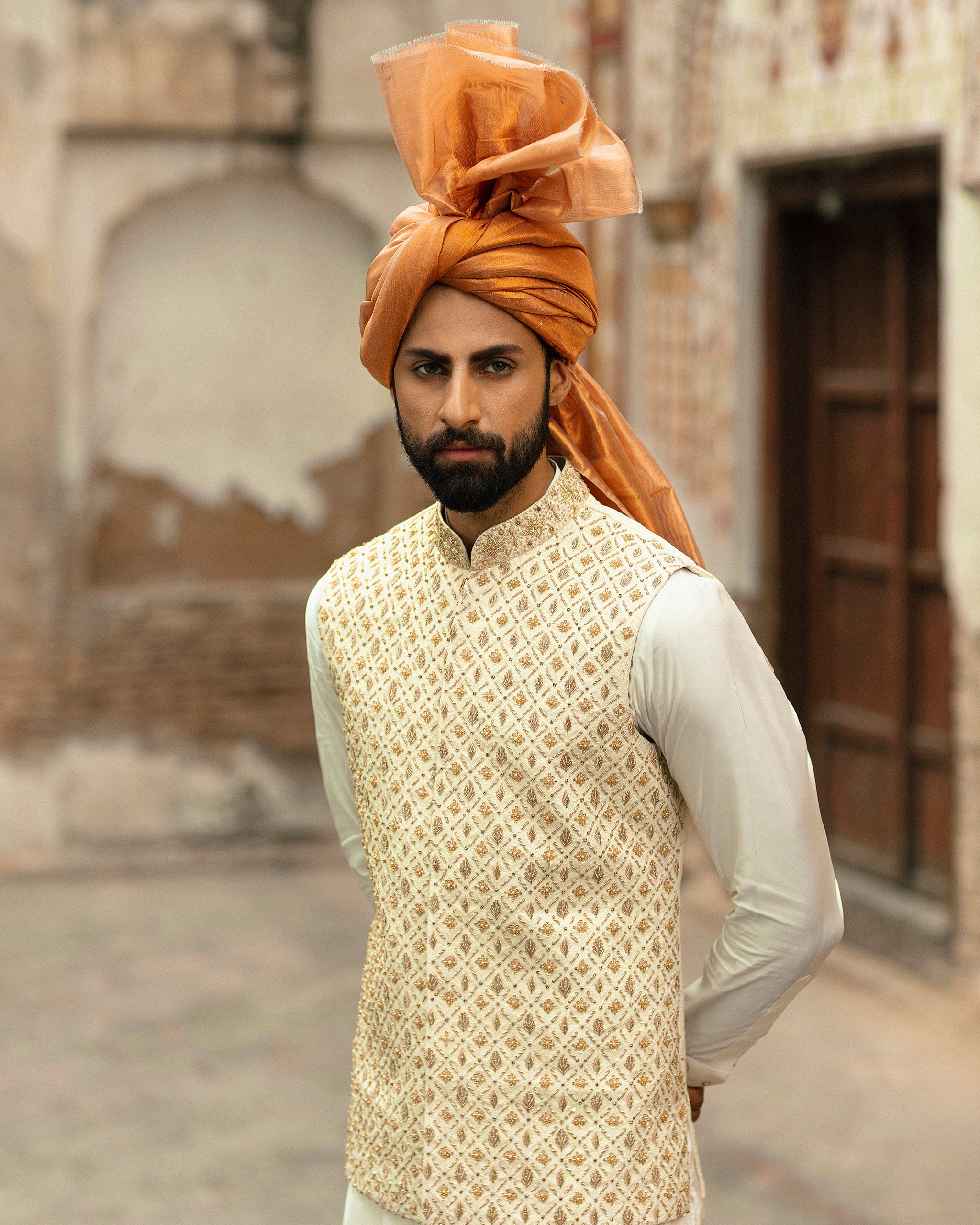 Muntazir – Waistcoat with Kurta & Trouser– 01