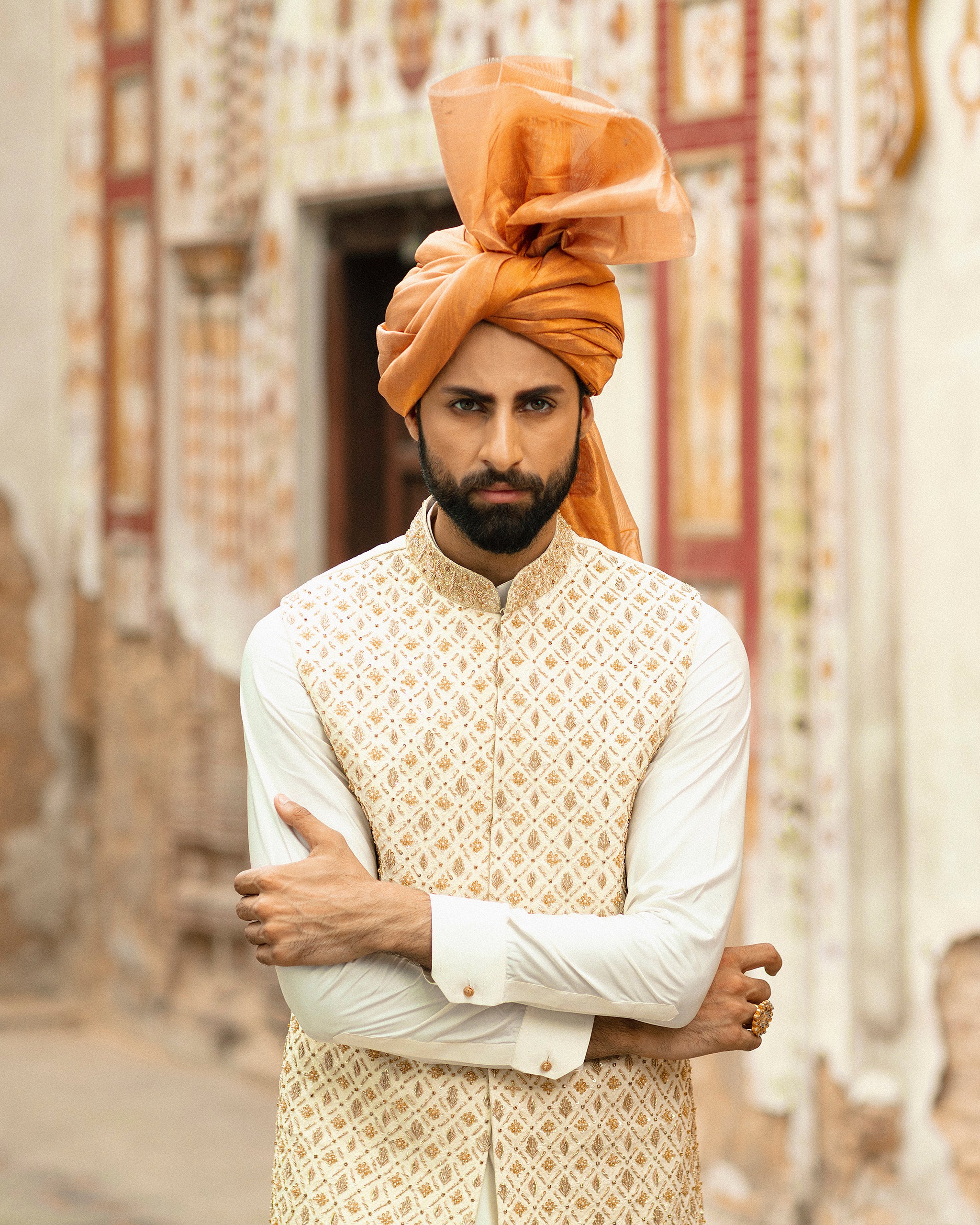 Muntazir – Waistcoat with Kurta & Trouser– 01