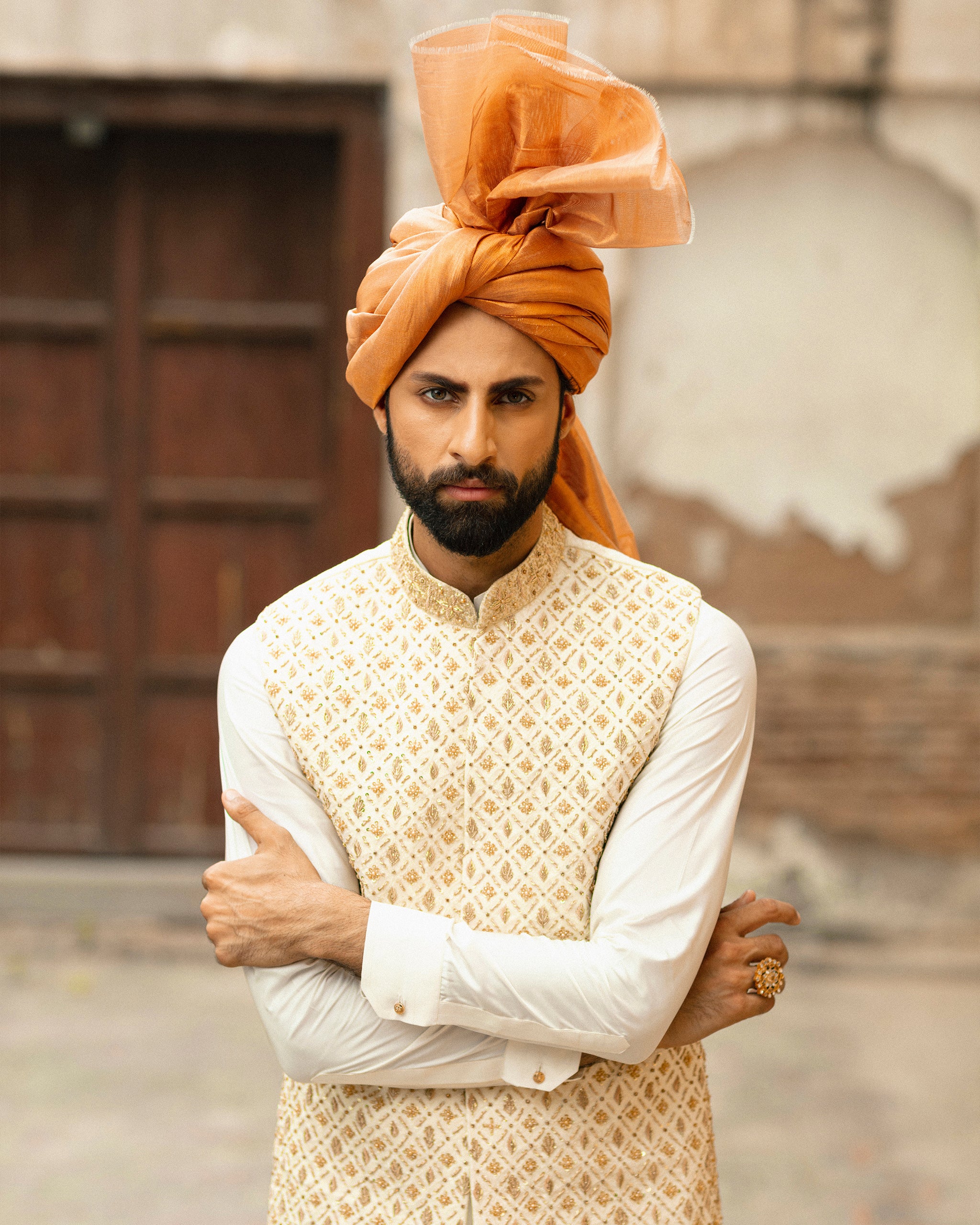 Muntazir – Waistcoat with Kurta & Trouser– 01