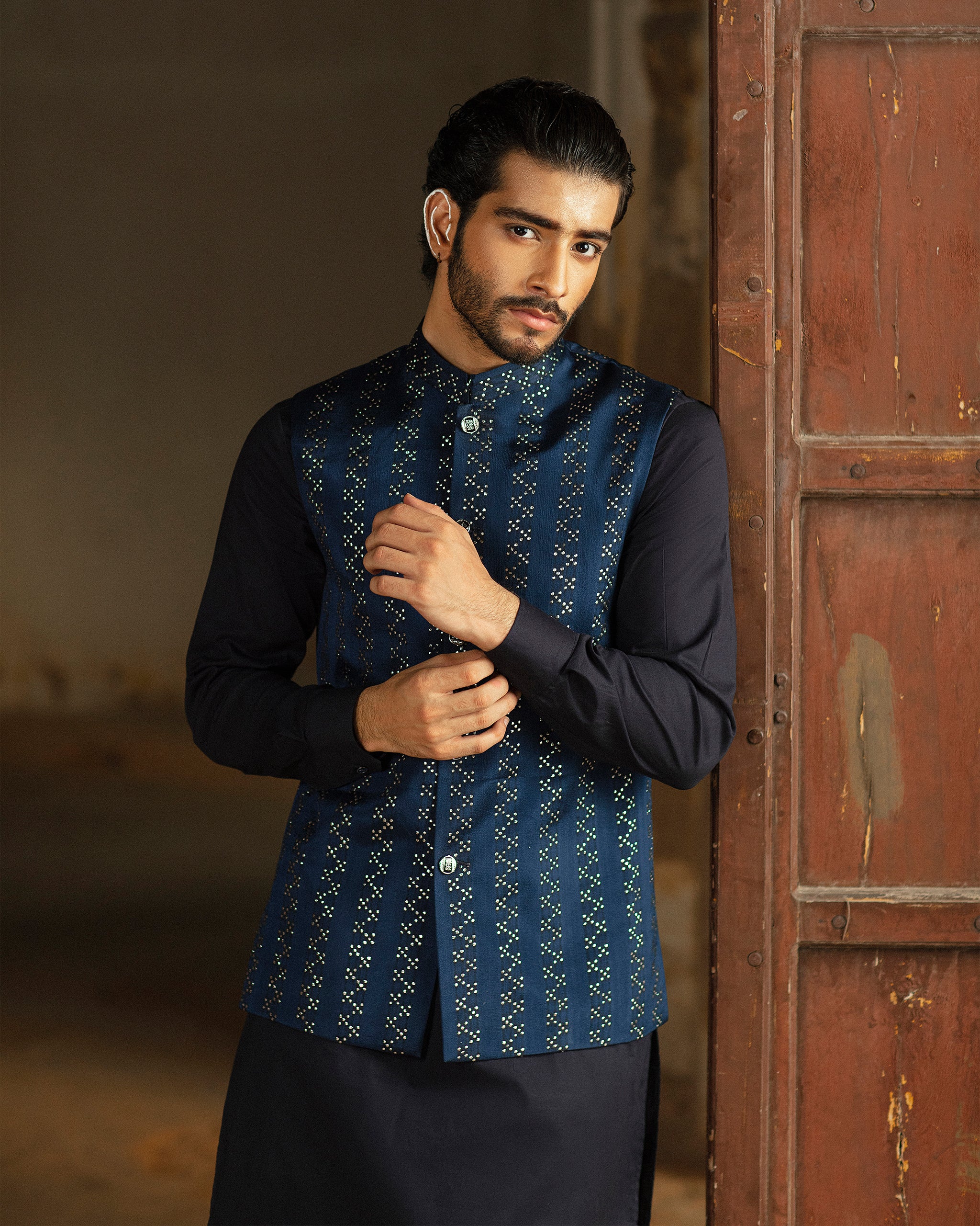 Muntazir – Waistcoat with Kurta & Trouser– 02