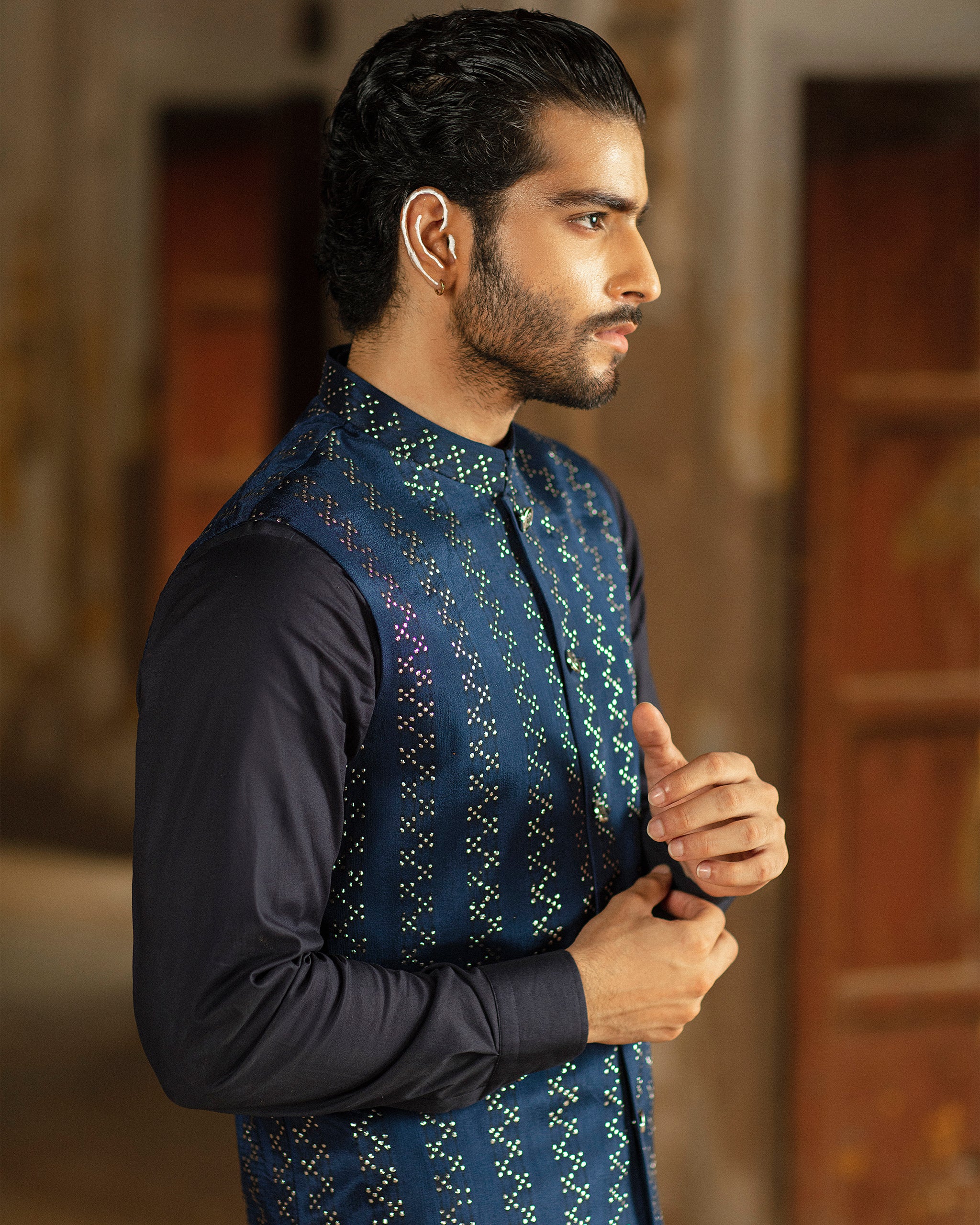 Muntazir – Waistcoat with Kurta & Trouser– 02