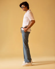 Short Sleeves Shirt & Jarred Relaxed Trouser