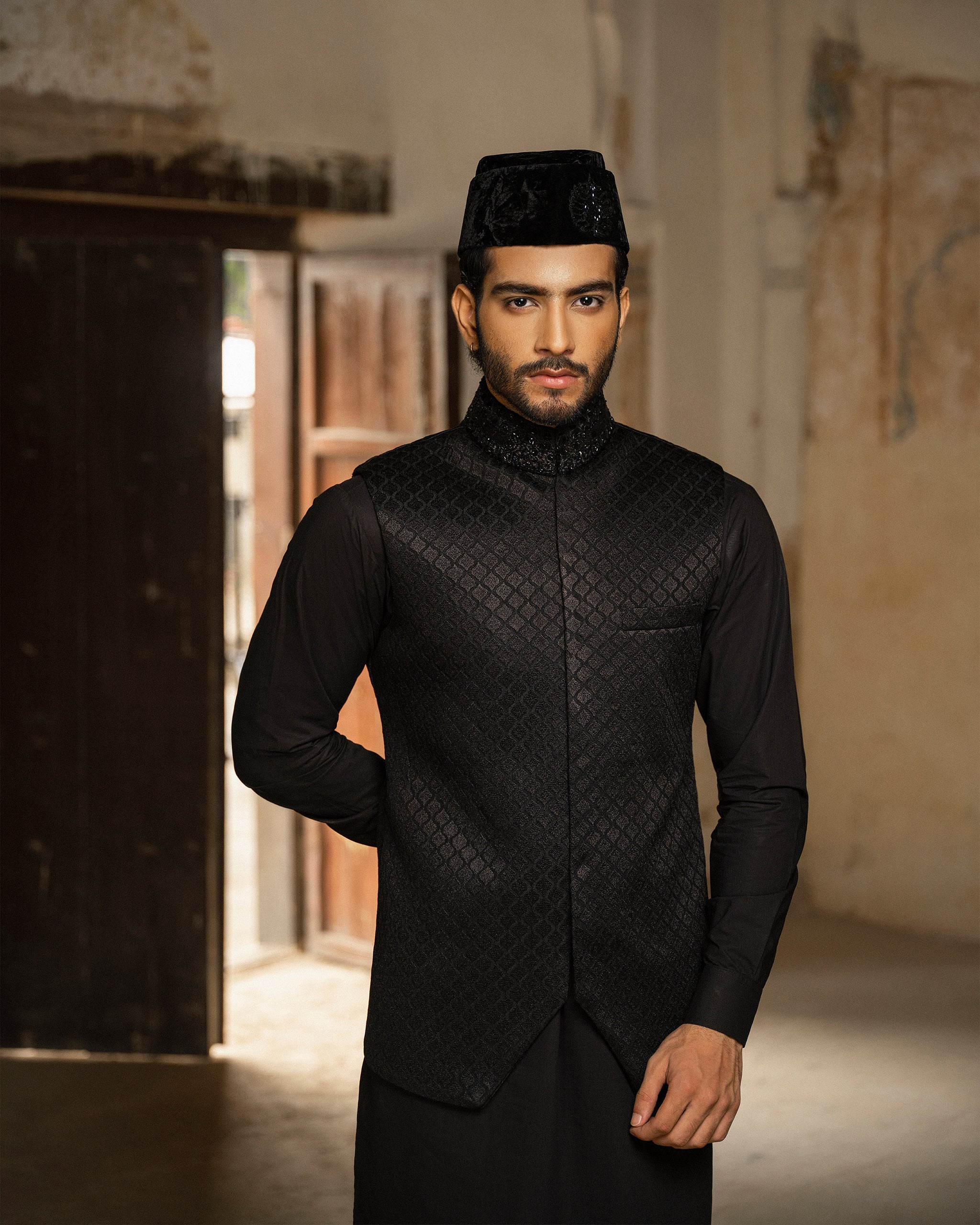Muntazir – Waistcoat with Kurta & Trouser– 03