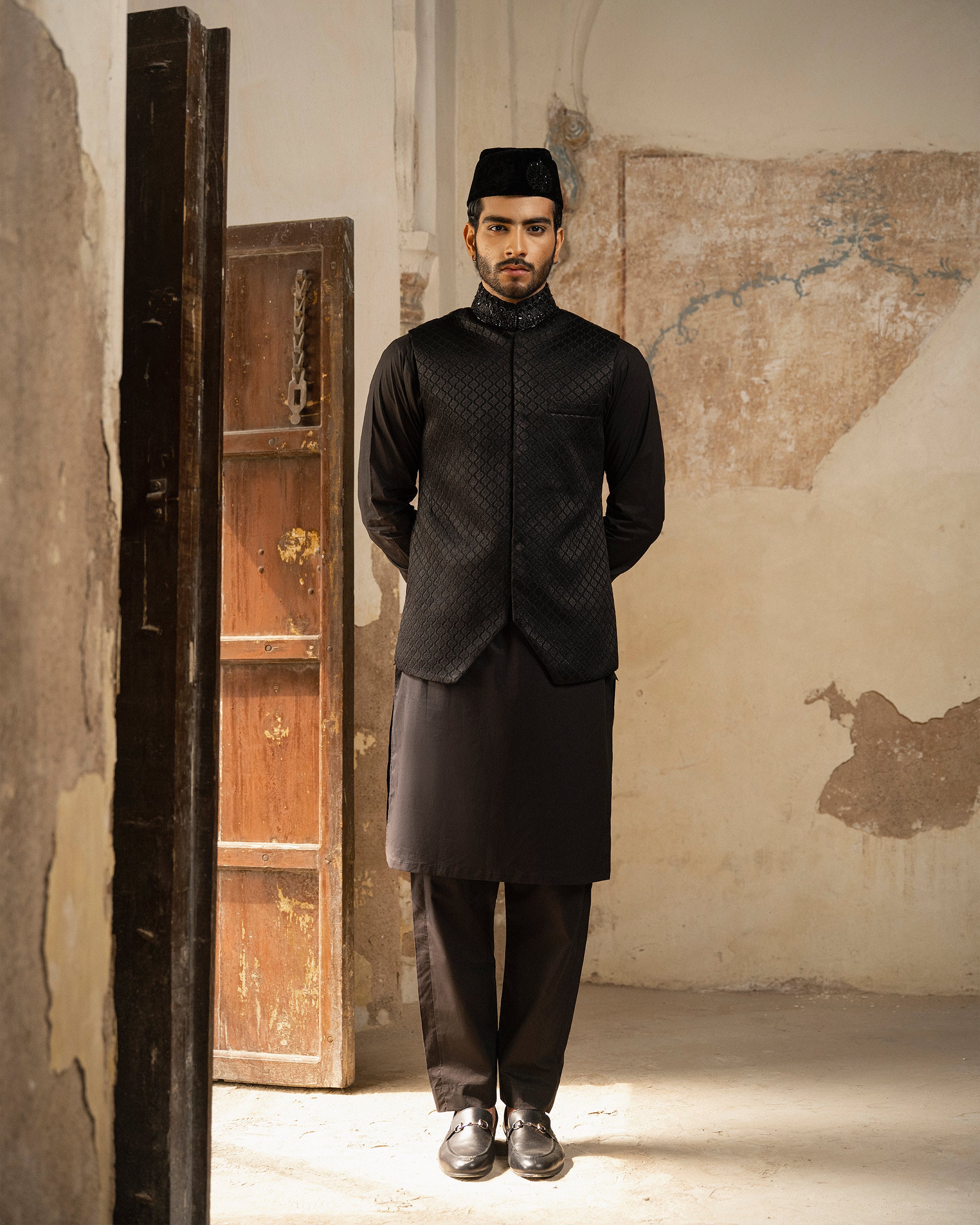 Muntazir – Waistcoat with Kurta & Trouser– 03