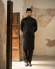 Muntazir – Waistcoat with Kurta & Trouser– 03