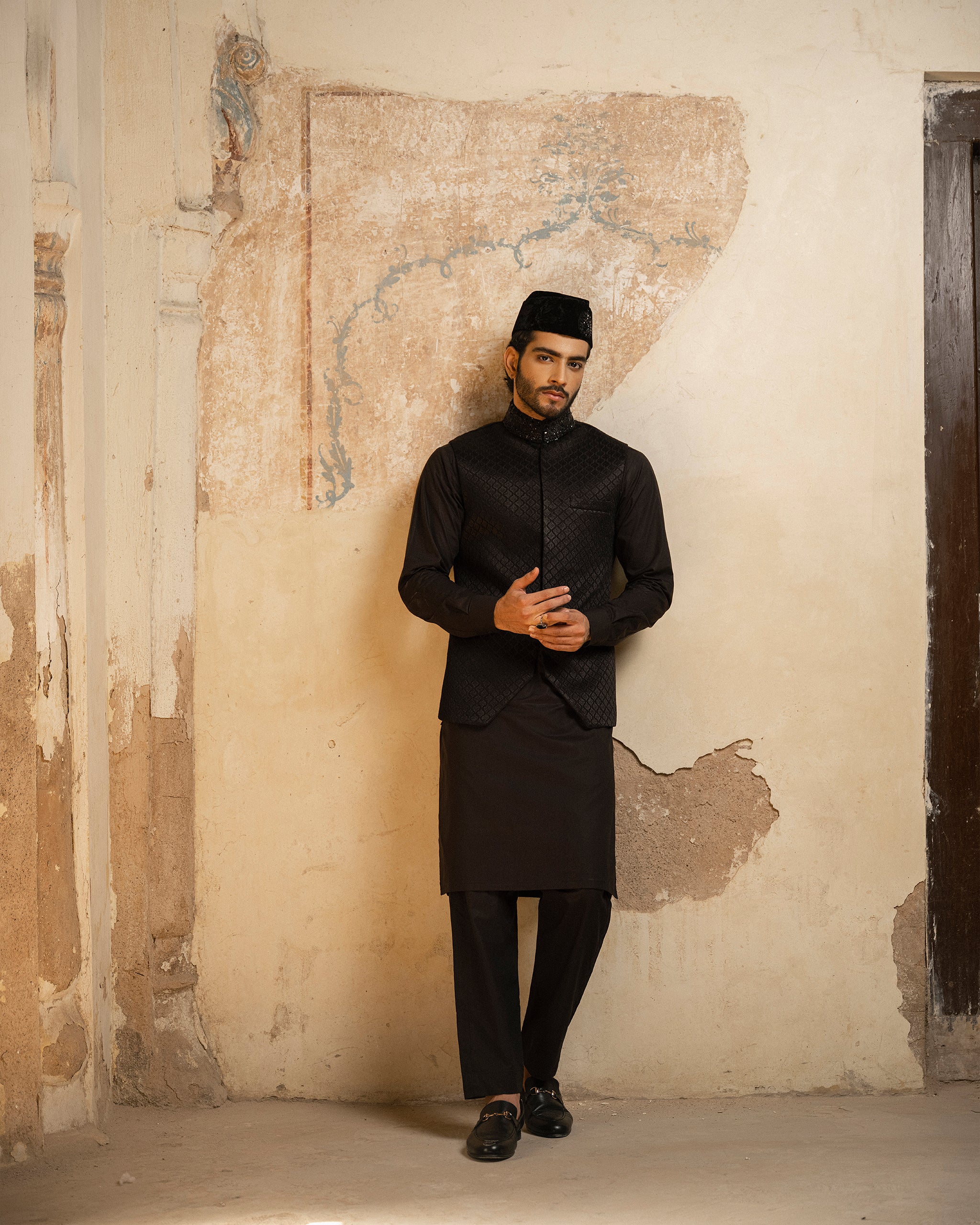 Muntazir – Waistcoat with Kurta & Trouser– 03