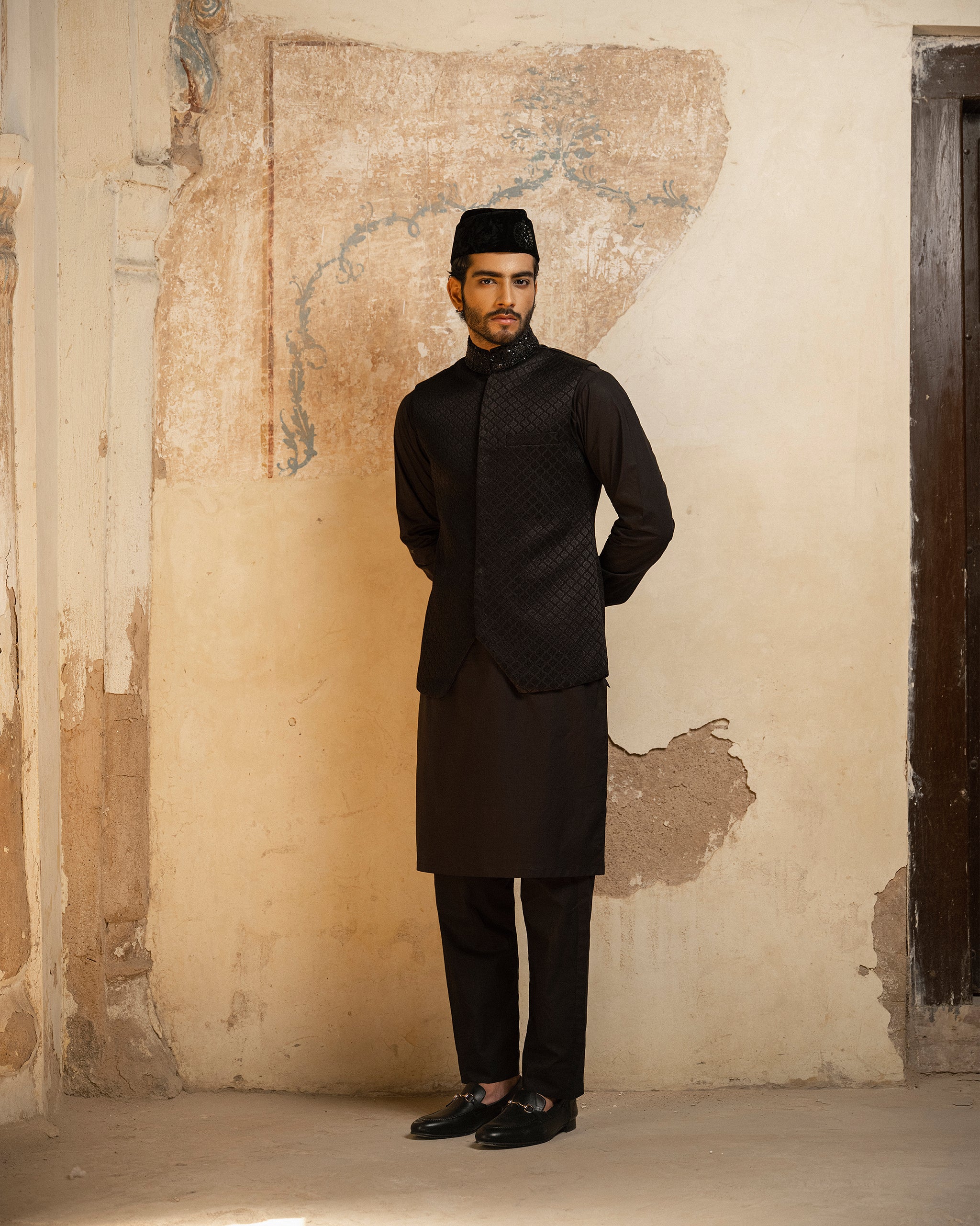 Muntazir – Waistcoat with Kurta & Trouser– 03