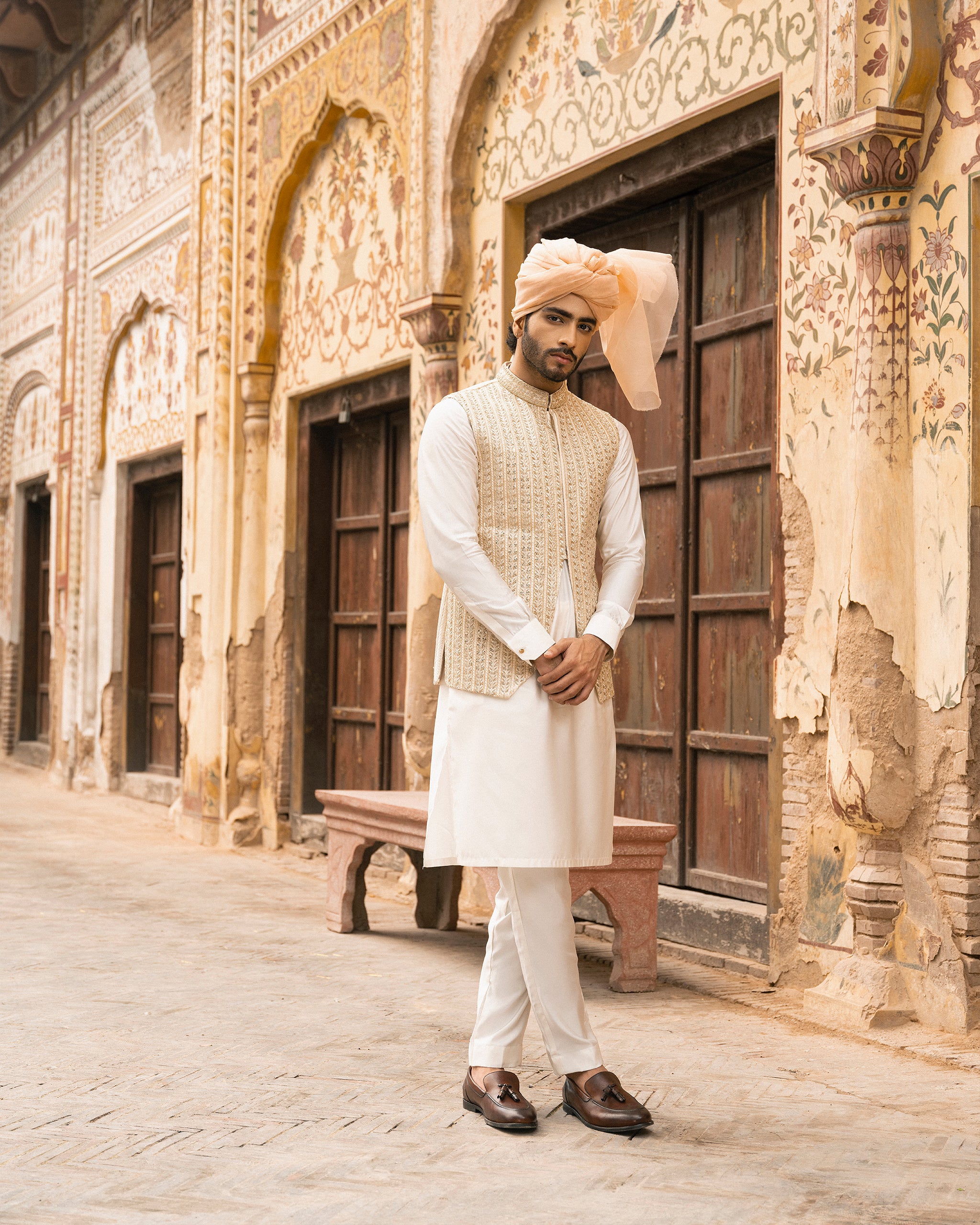 Muntazir – Waistcoat with Kurta & Trouser– 04