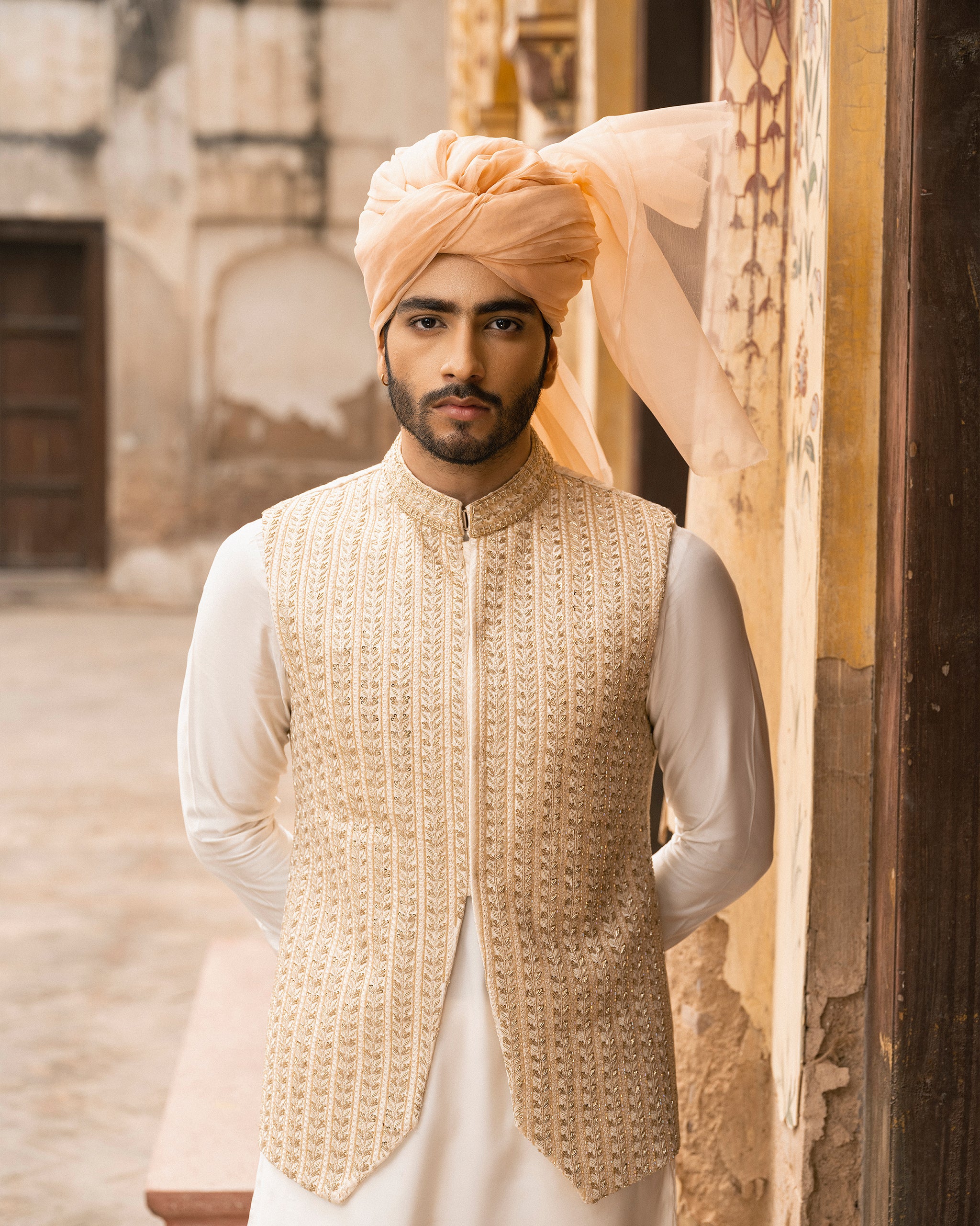 Muntazir – Waistcoat with Kurta & Trouser– 04