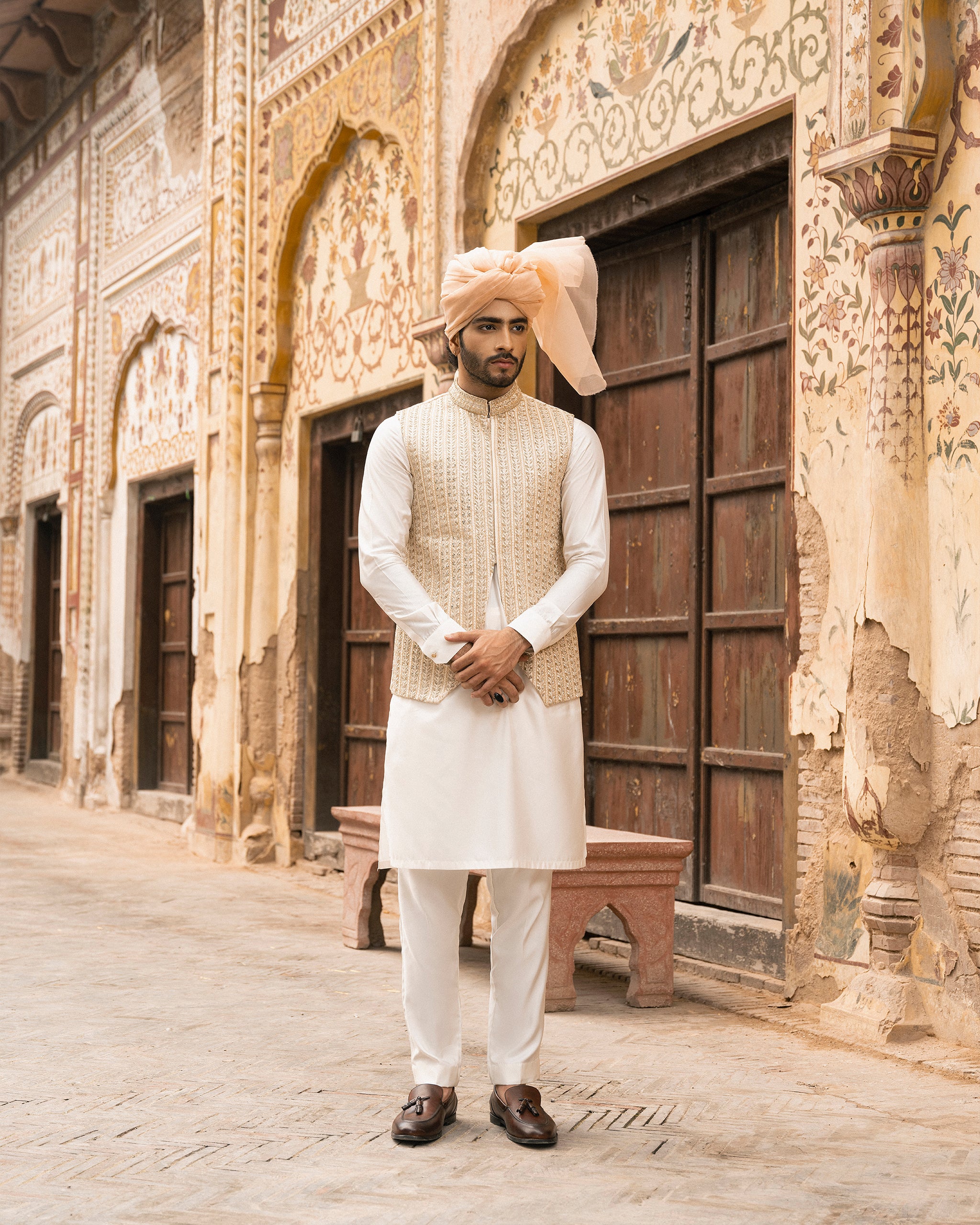 Muntazir – Waistcoat with Kurta & Trouser– 04