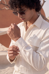 Ivory Linen Co-ord Set