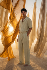 PISTACHIO LINEN CO-ORD SET