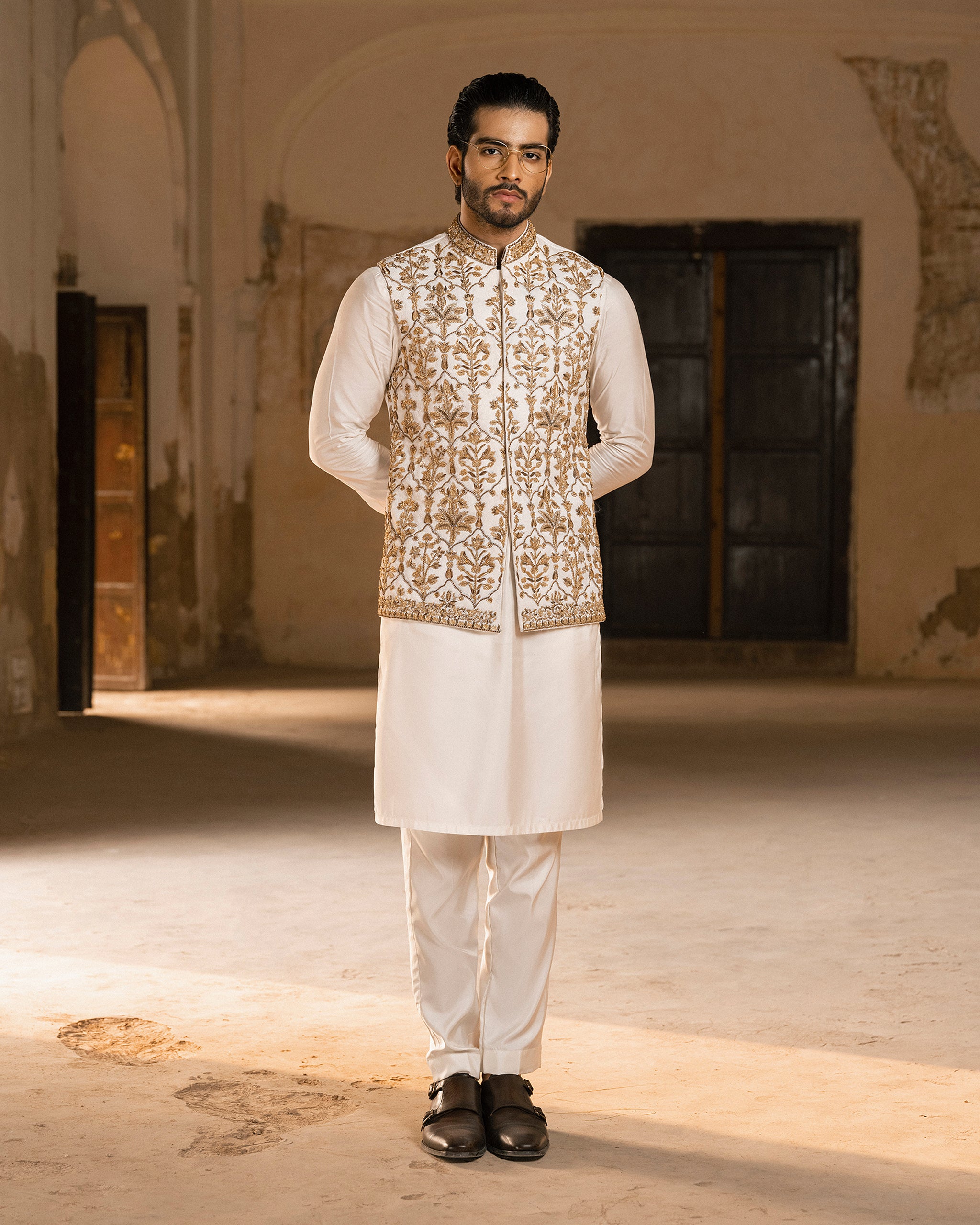 Muntazir – Waistcoat with Kurta & Trouser– 06