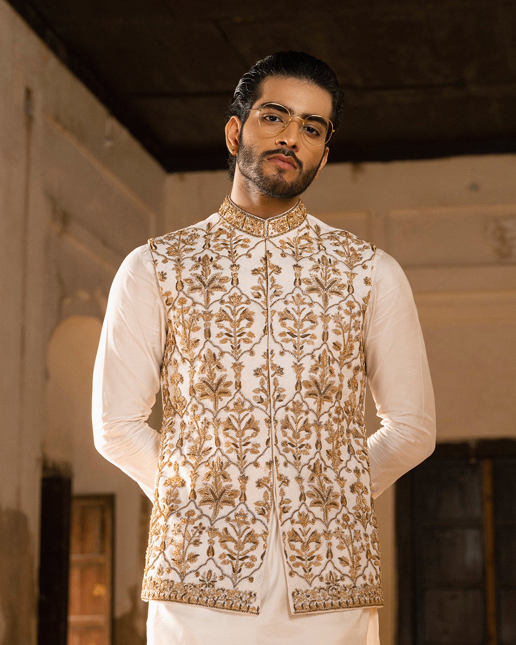 Muntazir – Waistcoat with Kurta & Trouser– 06