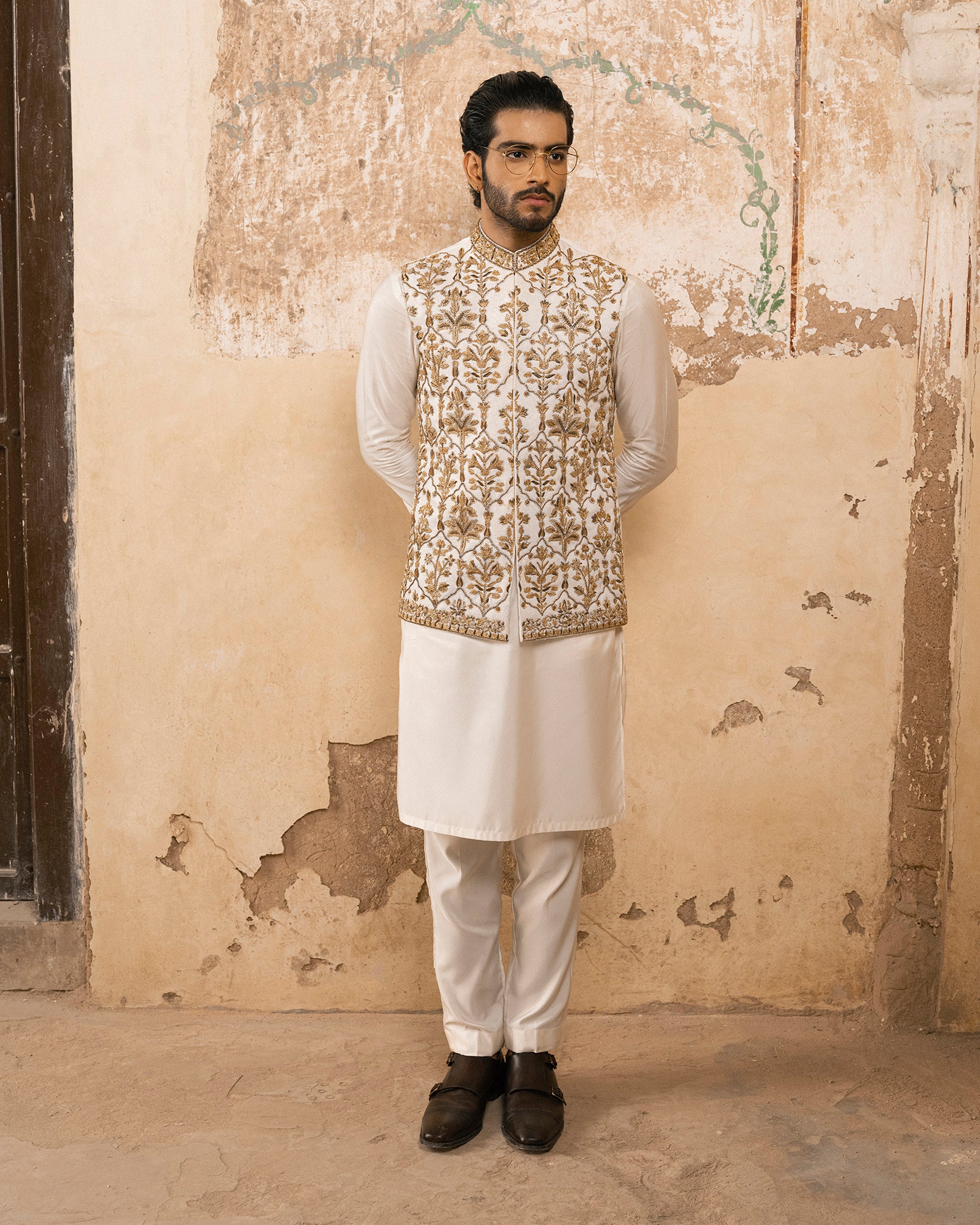 Muntazir – Waistcoat with Kurta & Trouser– 06