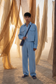 SKY BLUE LINEN CO-ORD SET