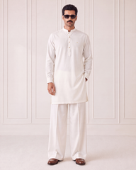 Royal White Wash N Wear Kurta/Pajama