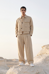 Sand Beige Linen Co-Ord Set