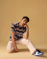 Polo T-shirt Style Short Sleeves & Relax Fit Trouser