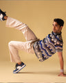 Polo T-shirt Style Short Sleeves & Relax Fit Trouser
