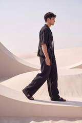 BLACK LINEN CO-ORD SET