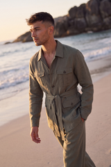 Olive Horizon Safari Co-Ord Set