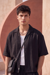 BLACK LINEN CO-ORD SET