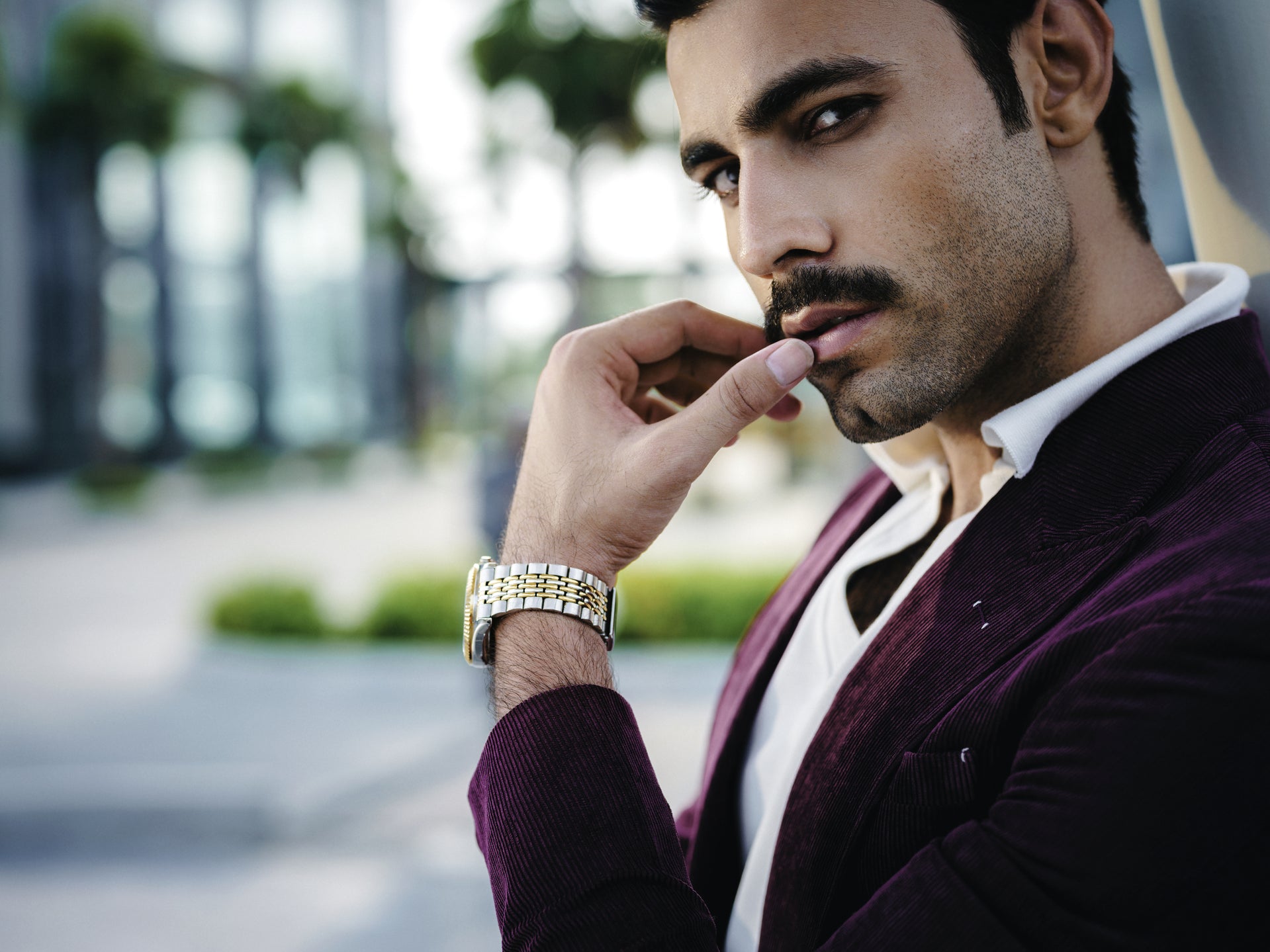 SOIGNÈ | Dark Liquorice Gradation Pleats Double Button suit