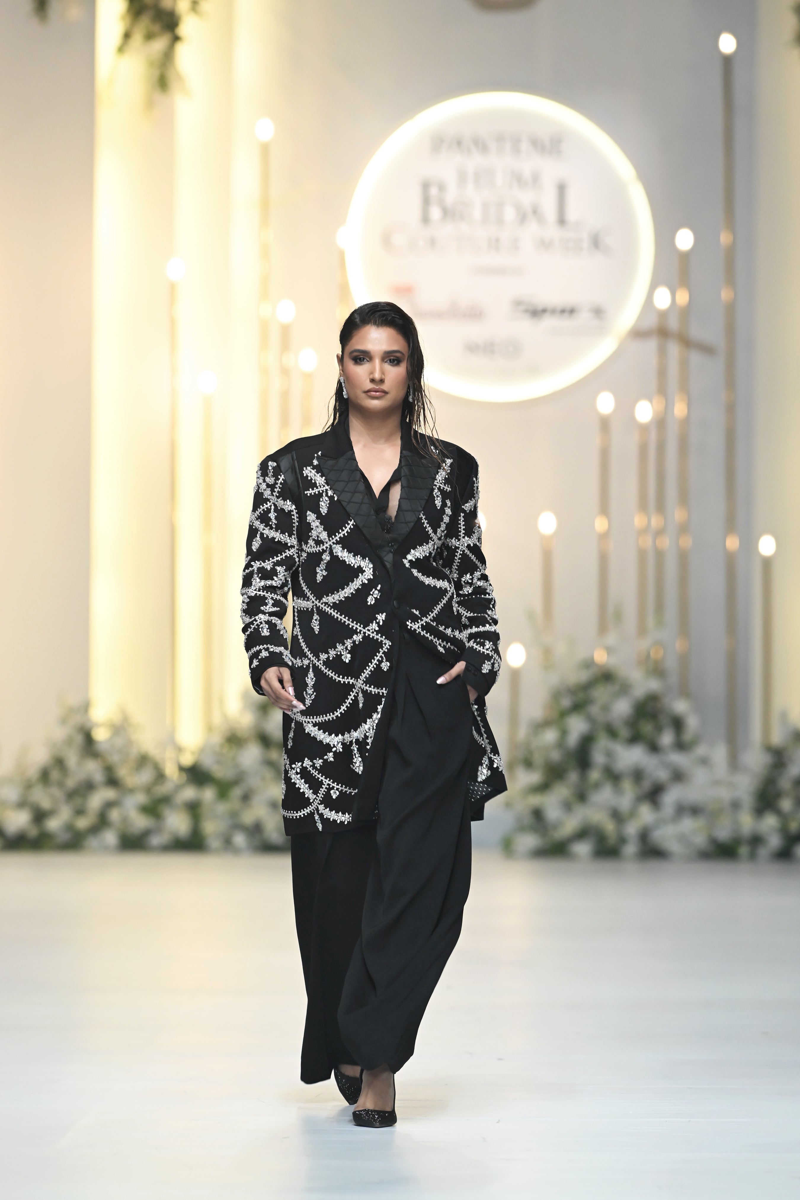 Unisex Black Long Jacket | Shalima