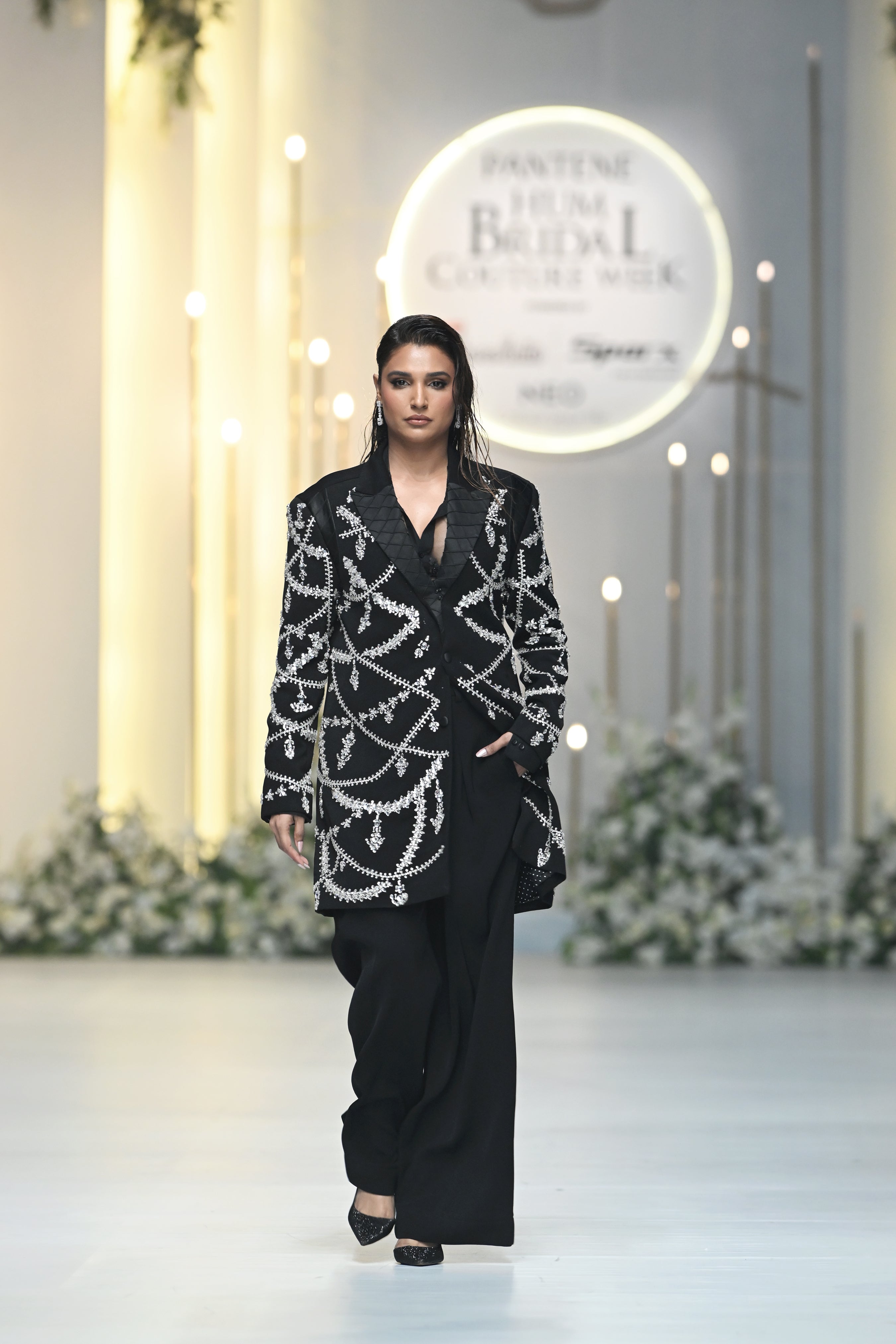 Unisex Black Long Jacket | Shalima