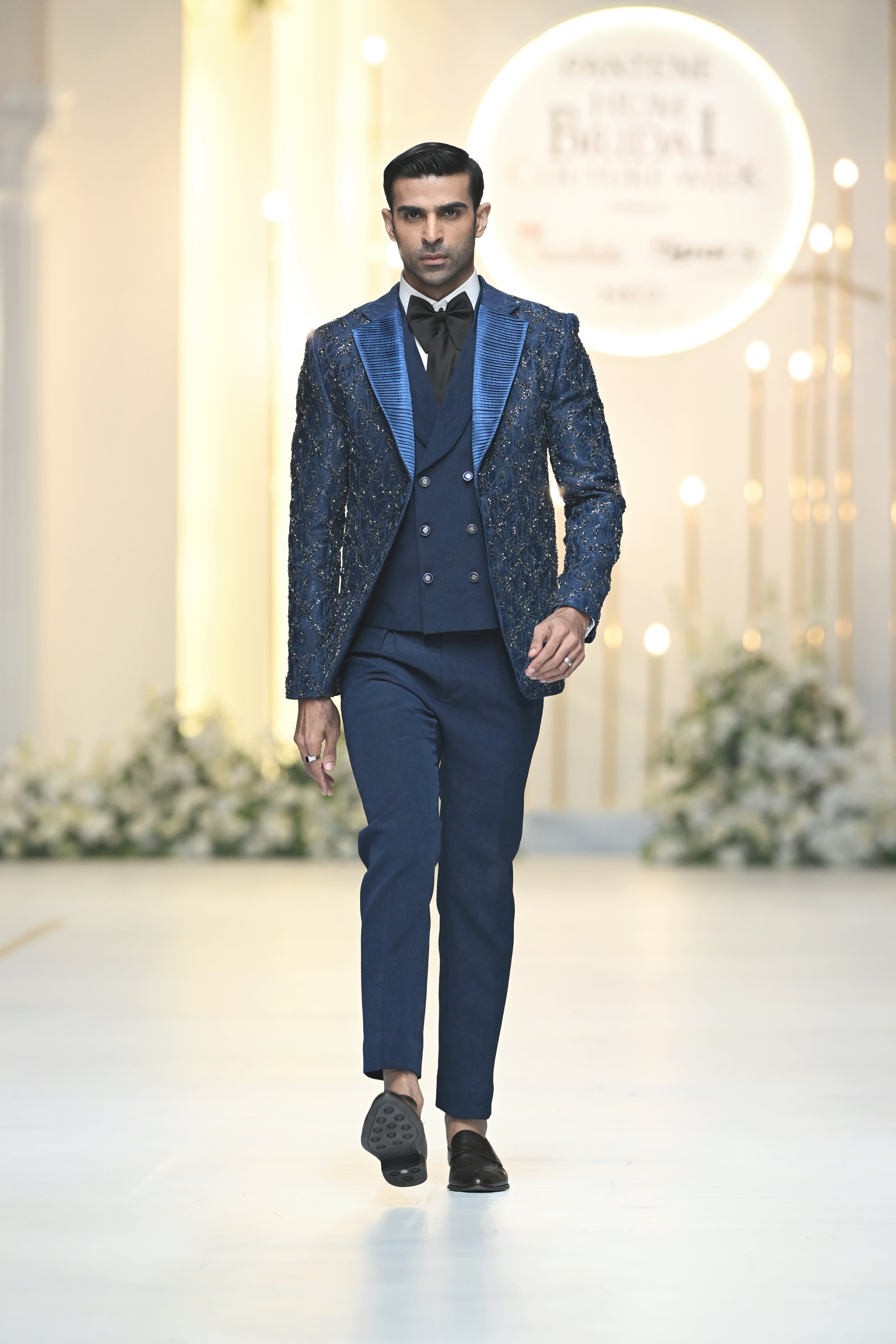 Blue Three Piece Suit | Shalima