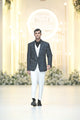 Blue Three Piece Suit | Shalima