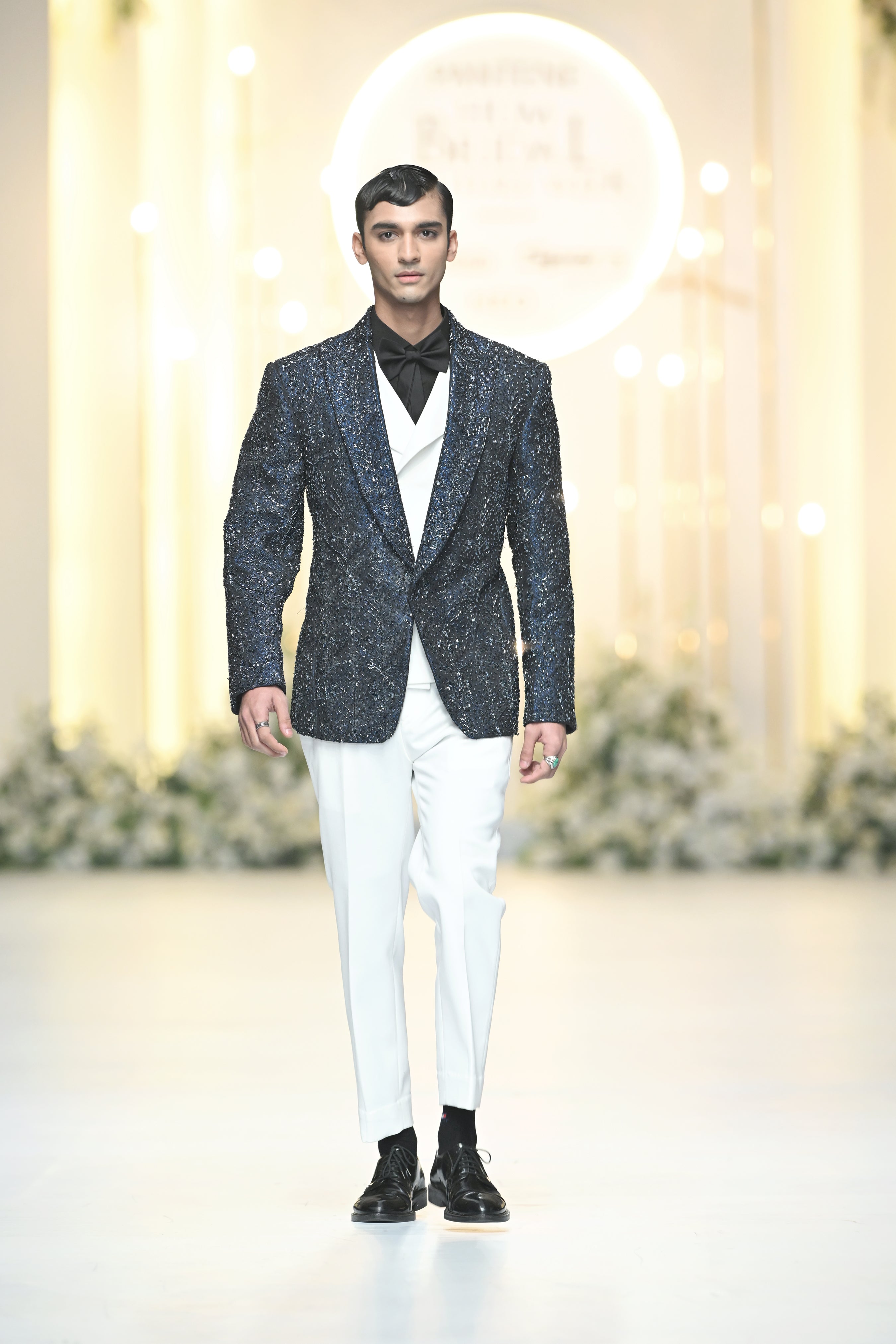 Blue Three Piece Suit | Shalima