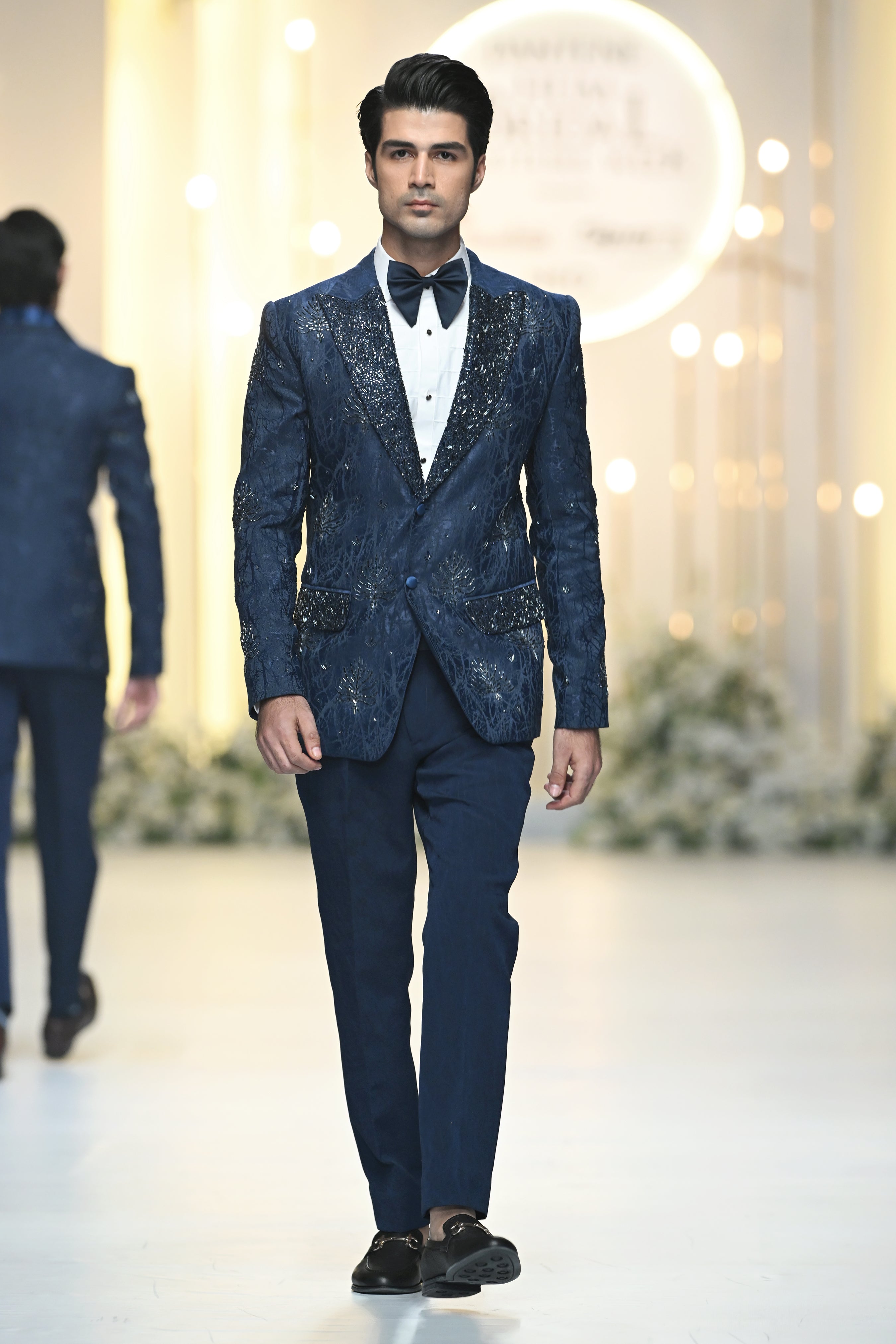 Blue Three Piece Suit | Shalima