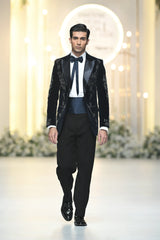 Blue Tuxedo Suit | Shalima