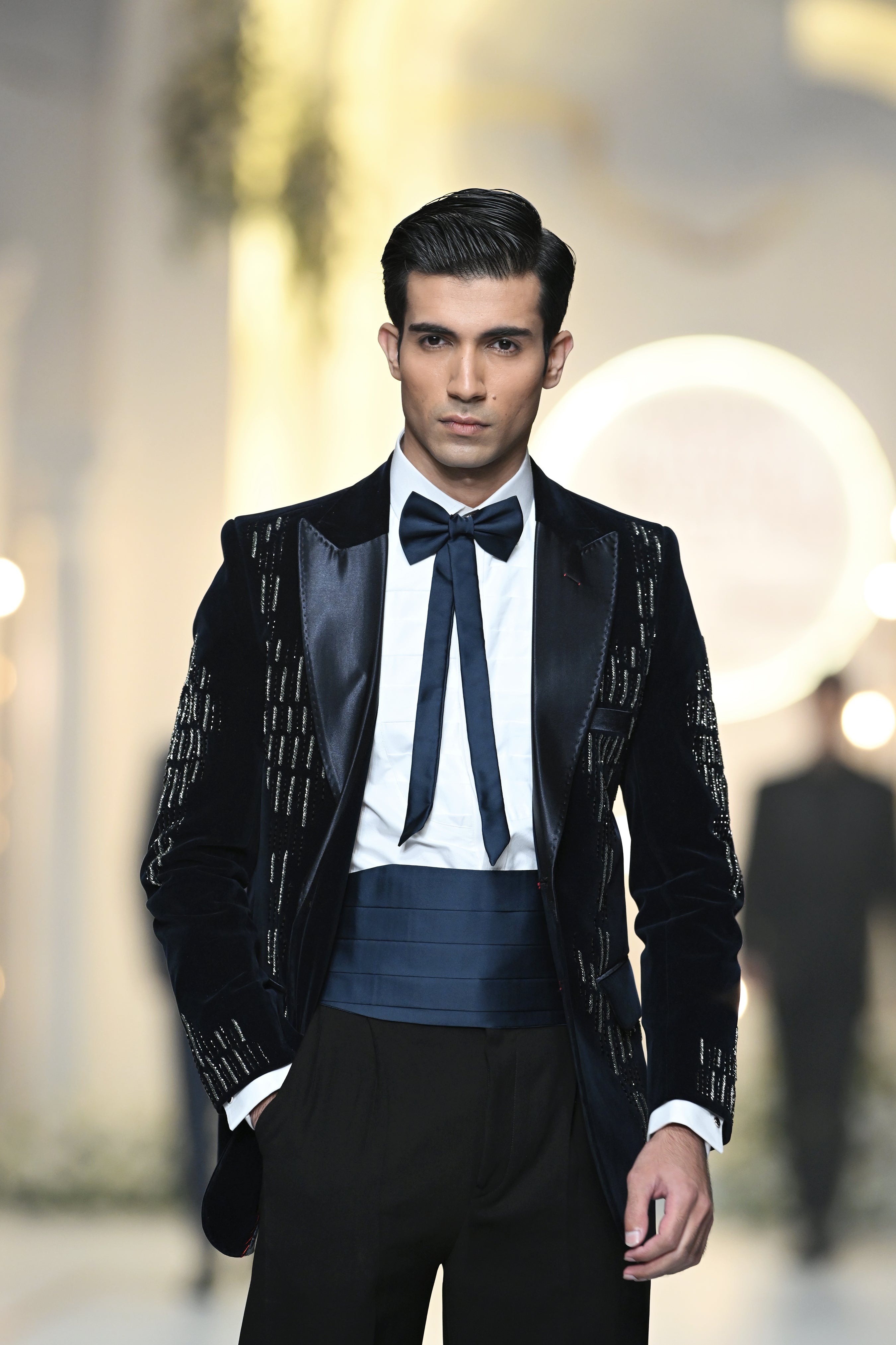 Blue Tuxedo Suit | Shalima