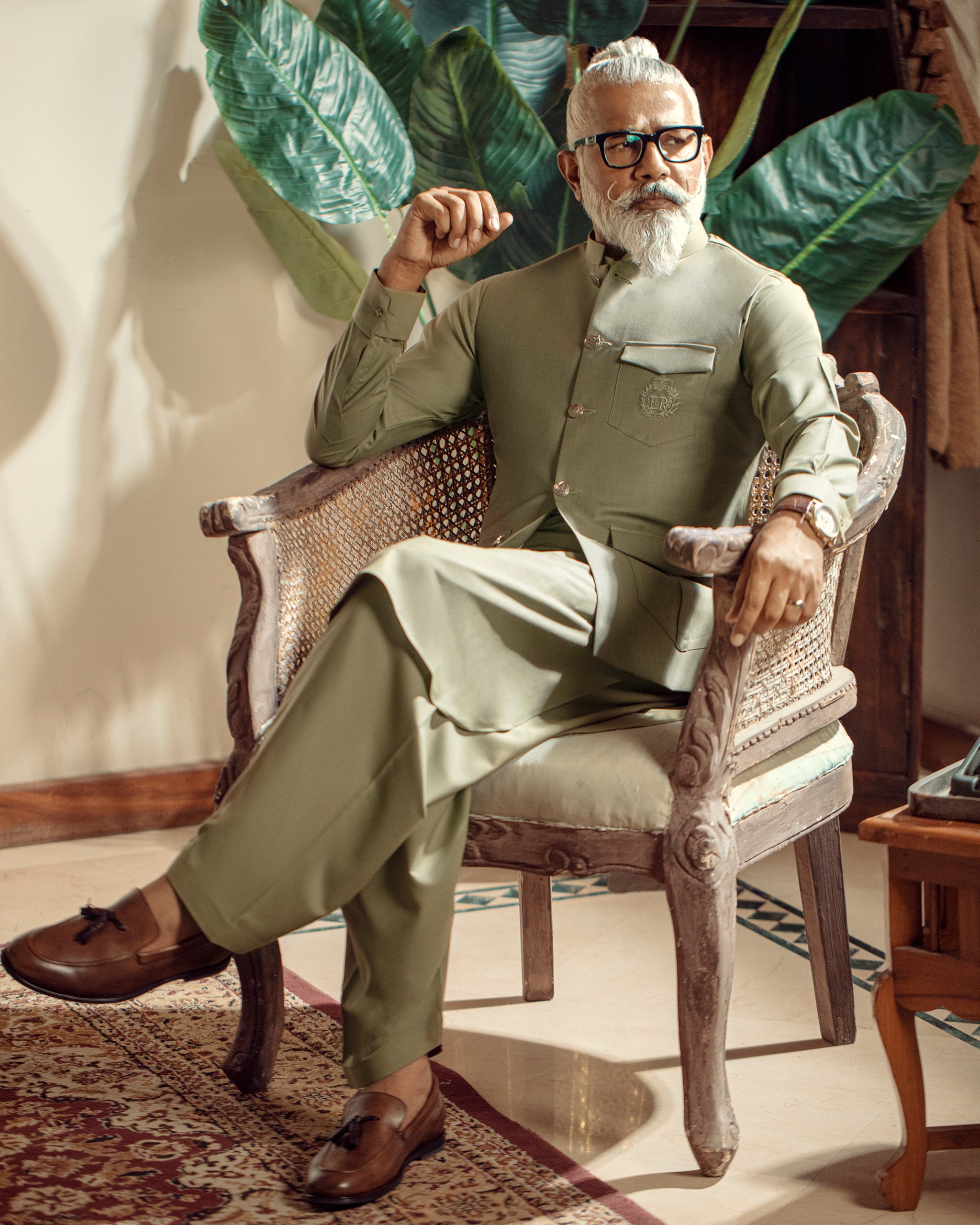 Dadu Ka Ghar - Waistcoat with Kameez Shalwar - 01