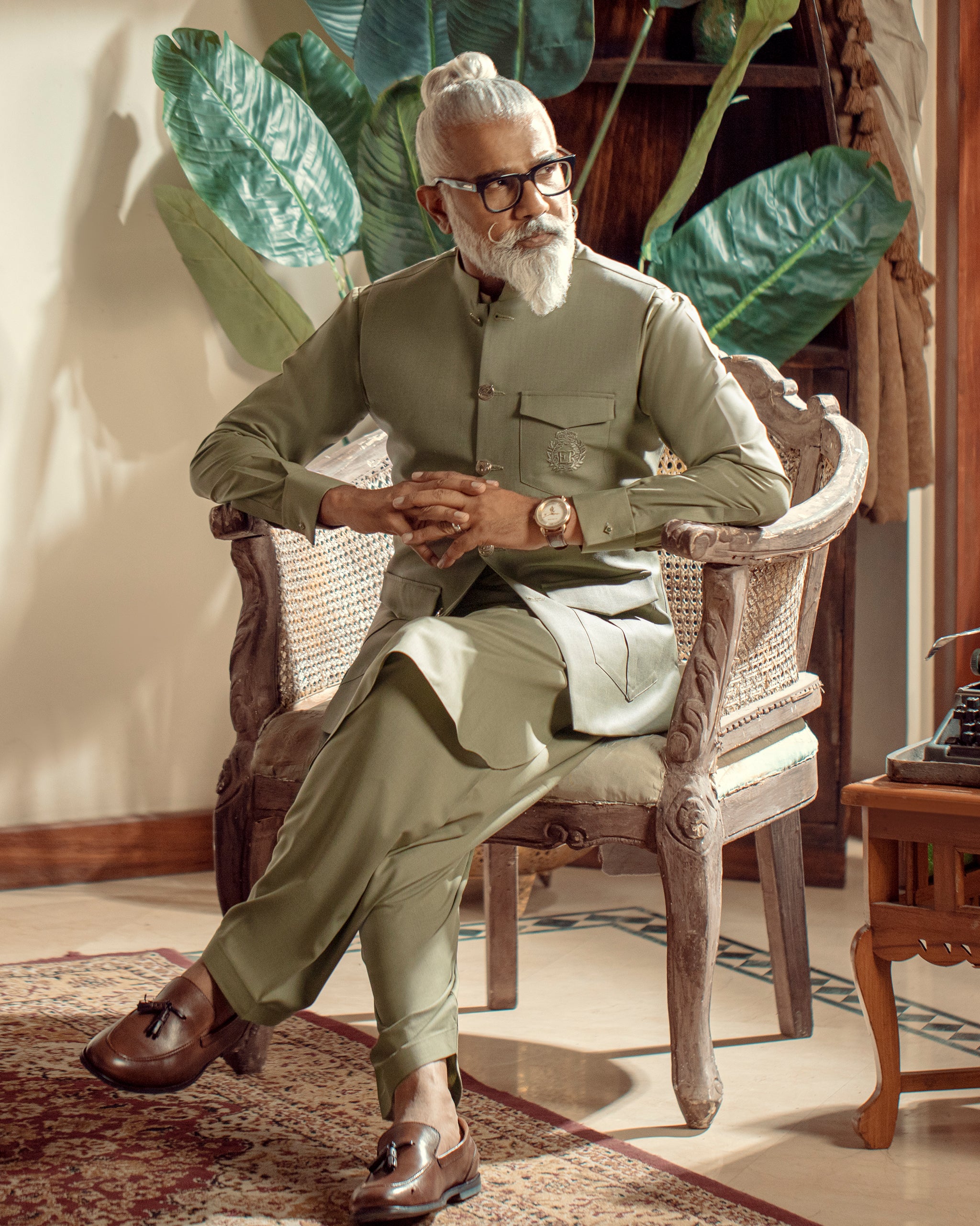 Dadu Ka Ghar - Waistcoat with Kameez Shalwar - 01