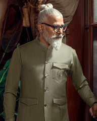 Dadu Ka Ghar - Waistcoat with Kameez Shalwar - 01